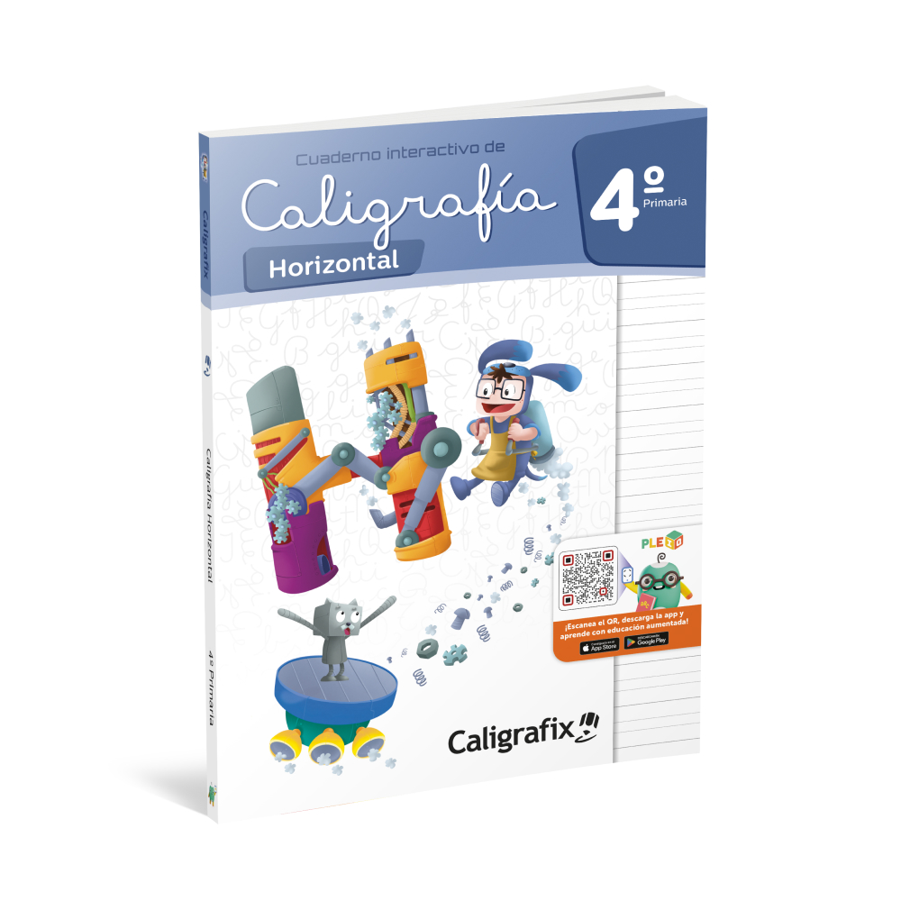 Cuaderno interactivo de caligrafía horizontal 4° Primaria