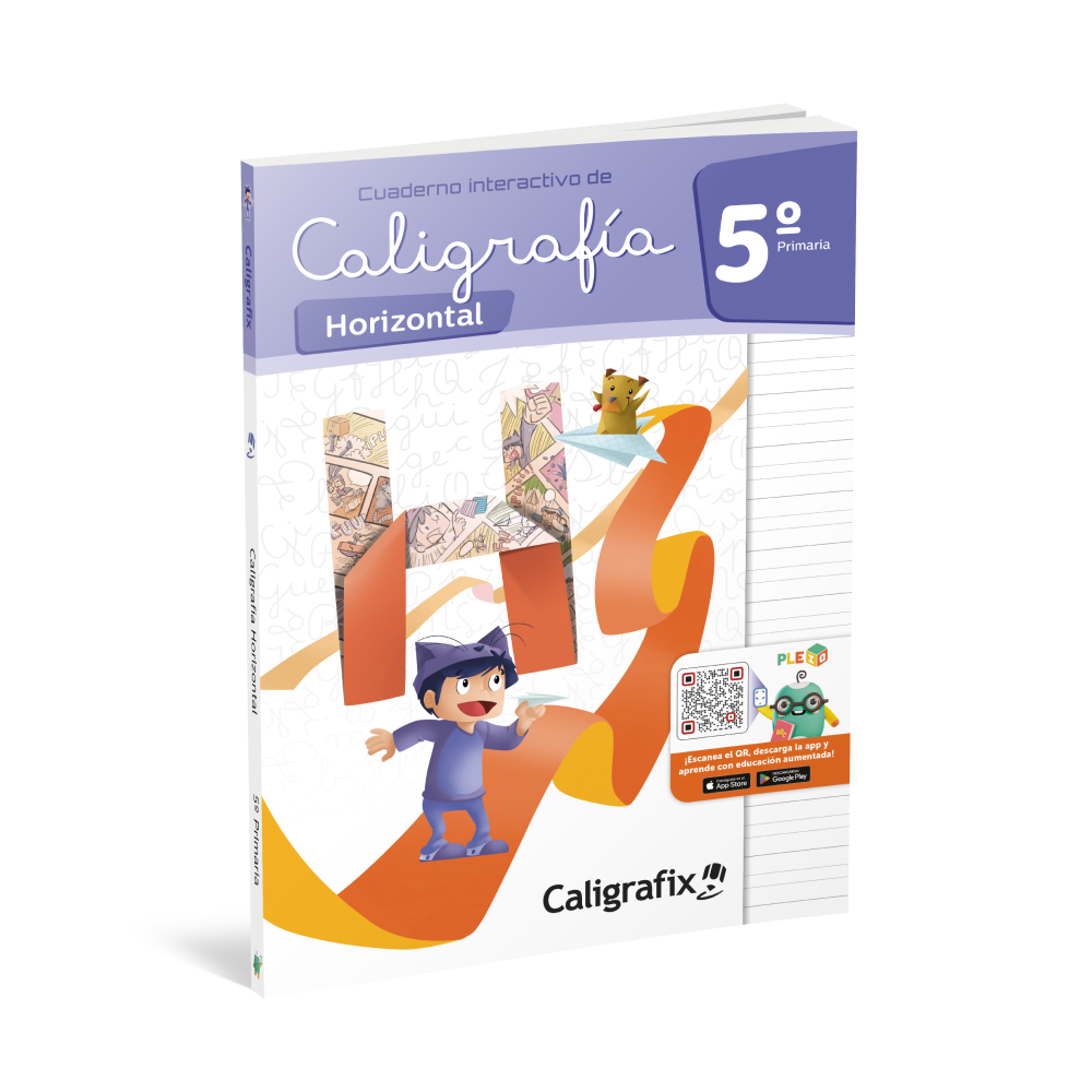 Cuaderno interactivo de caligrafía horizontal 5° Primaria