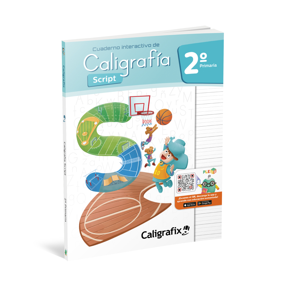 Cuaderno interactivo de caligrafía script 2° Primaria