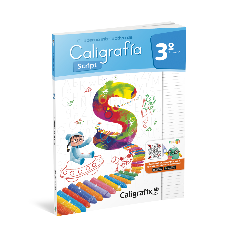 Cuaderno interactivo de caligrafía script 3° Primaria
