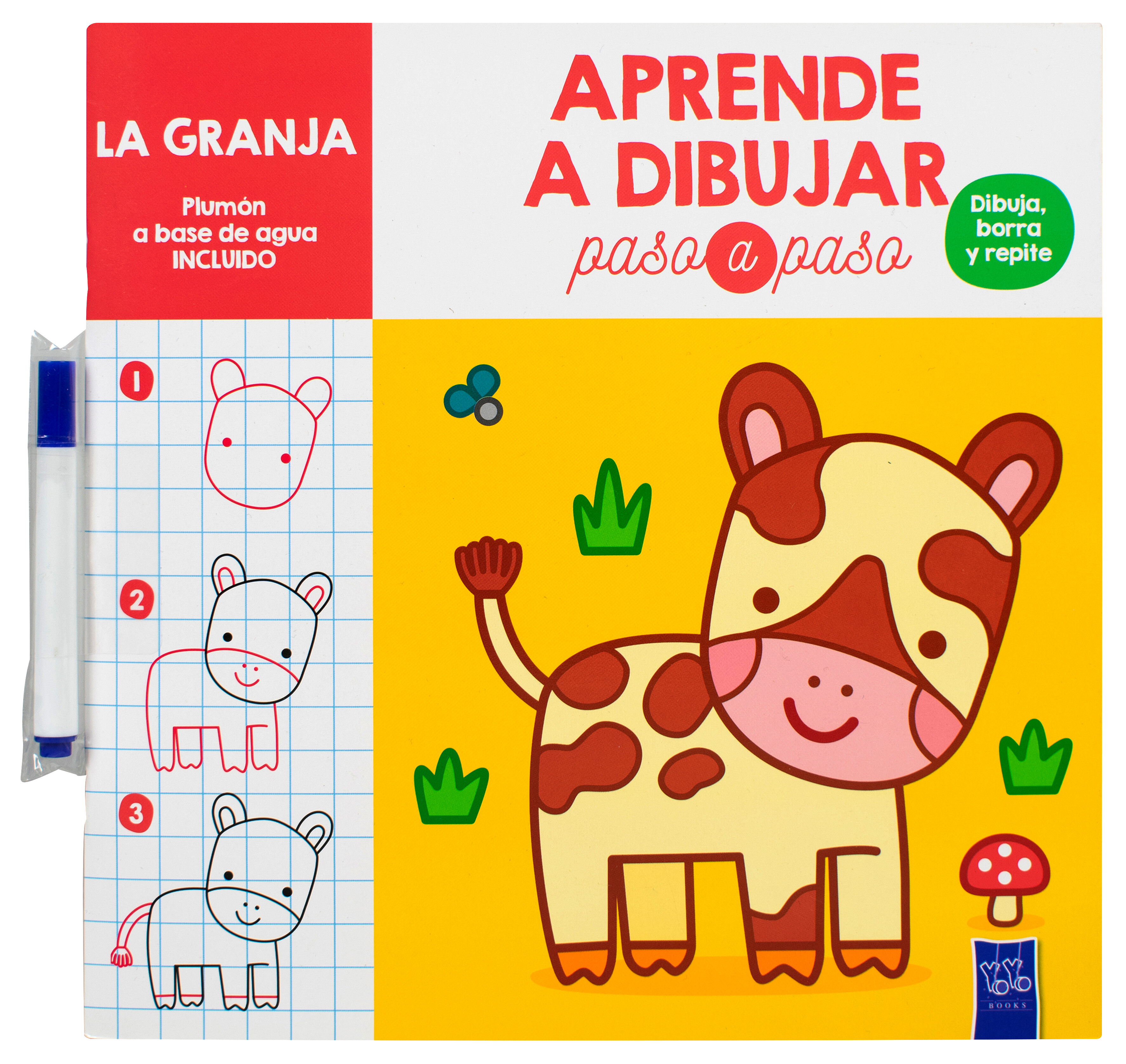 Aprende a dibujar paso a paso: La granja