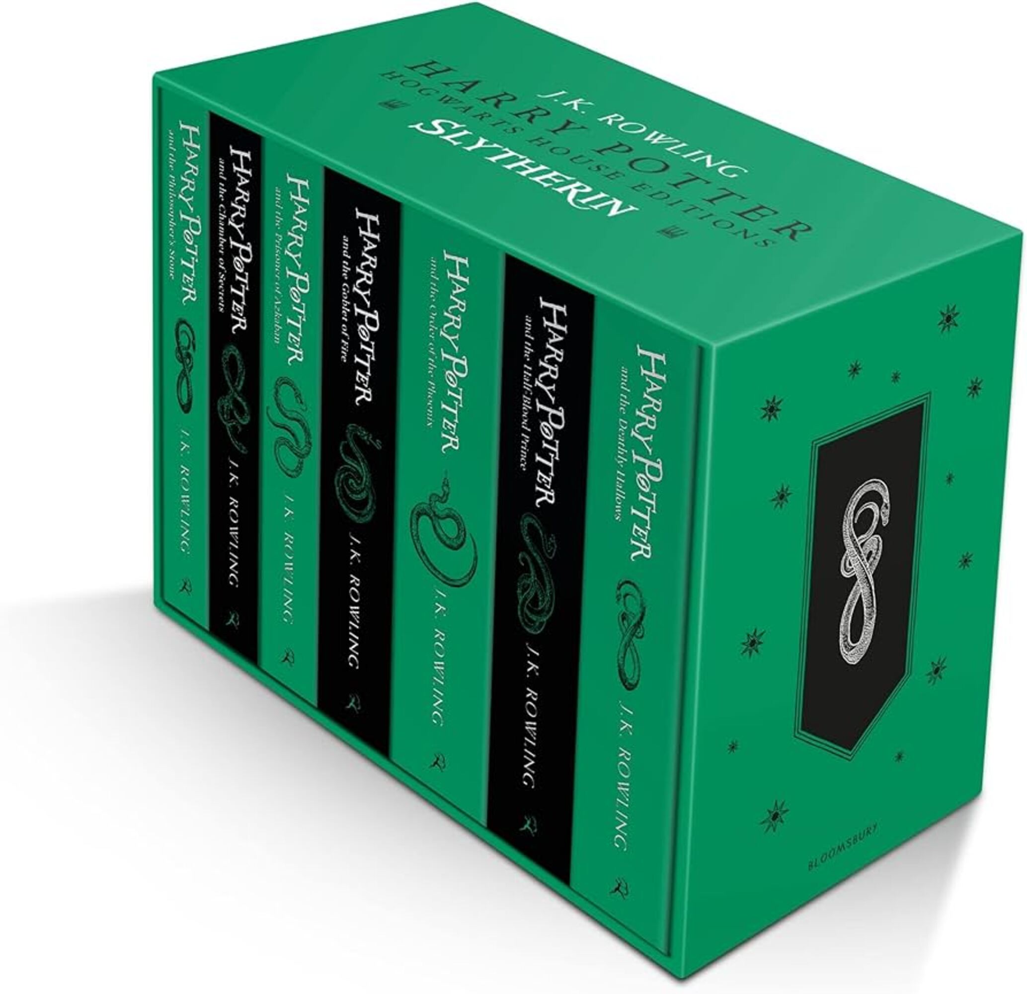 Estuche Harry Potter Slytherin ( Harry Potter [ediciones de las casas de Hogwarts] 1-7 )