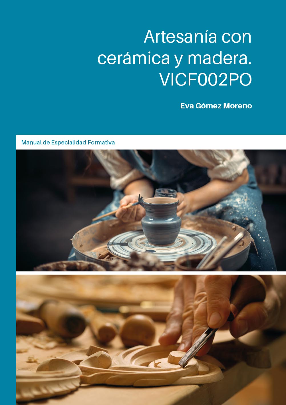 Artesanía con cerámica y madera. VICF002PO