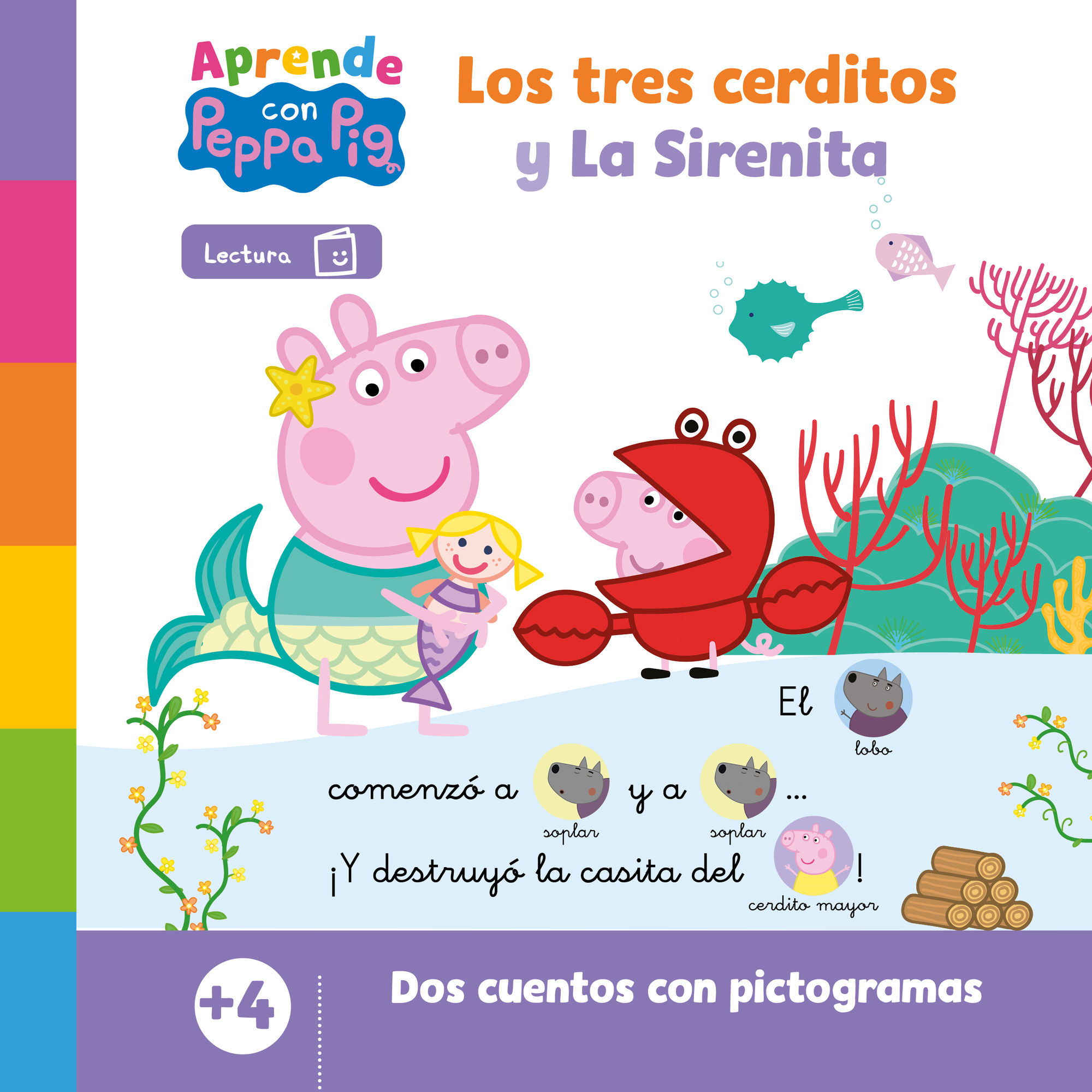 Aprende con Peppa Pig - Los tres cerditos y La Sirenita