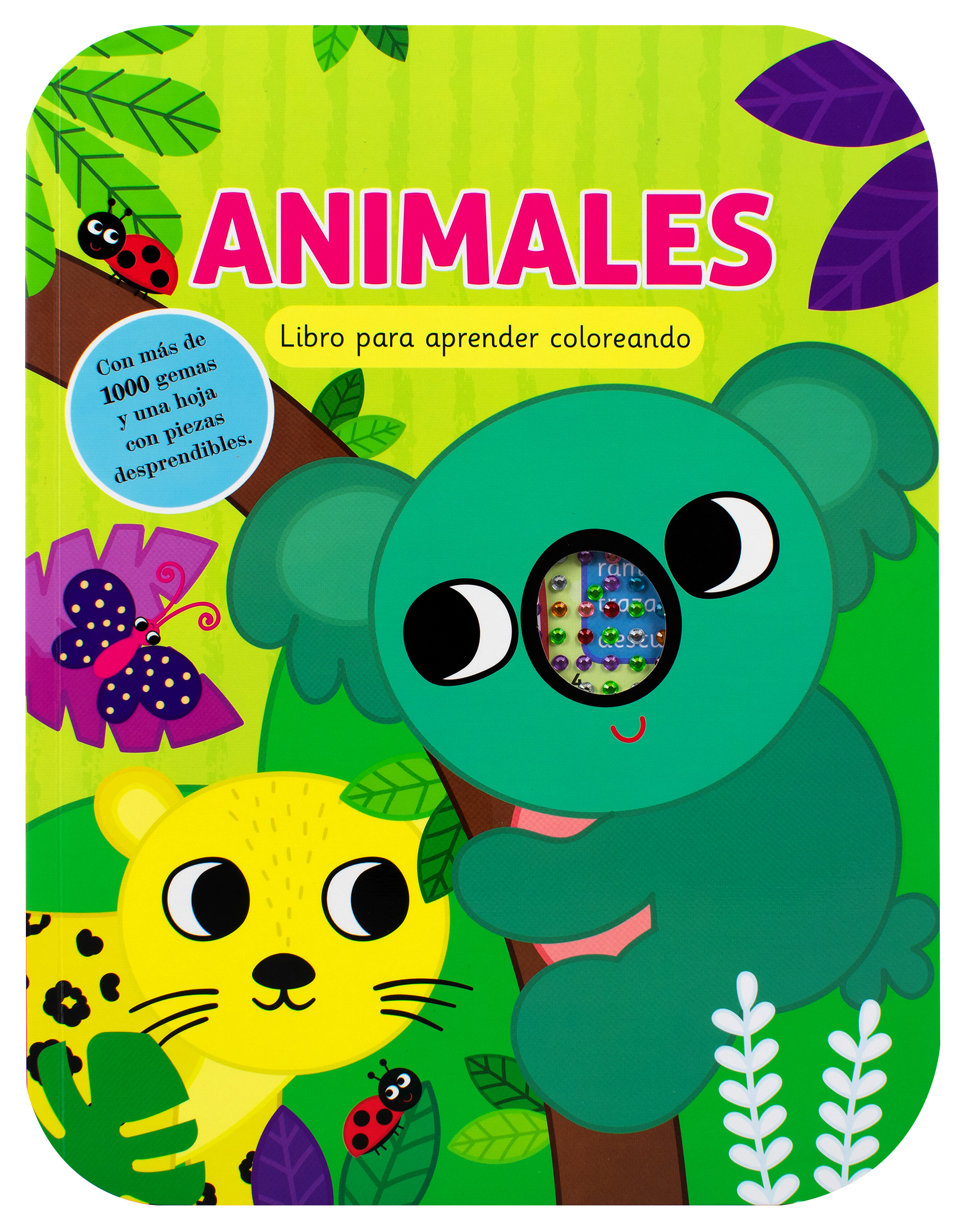 Libro de actividades para aprender coloreando: Animales