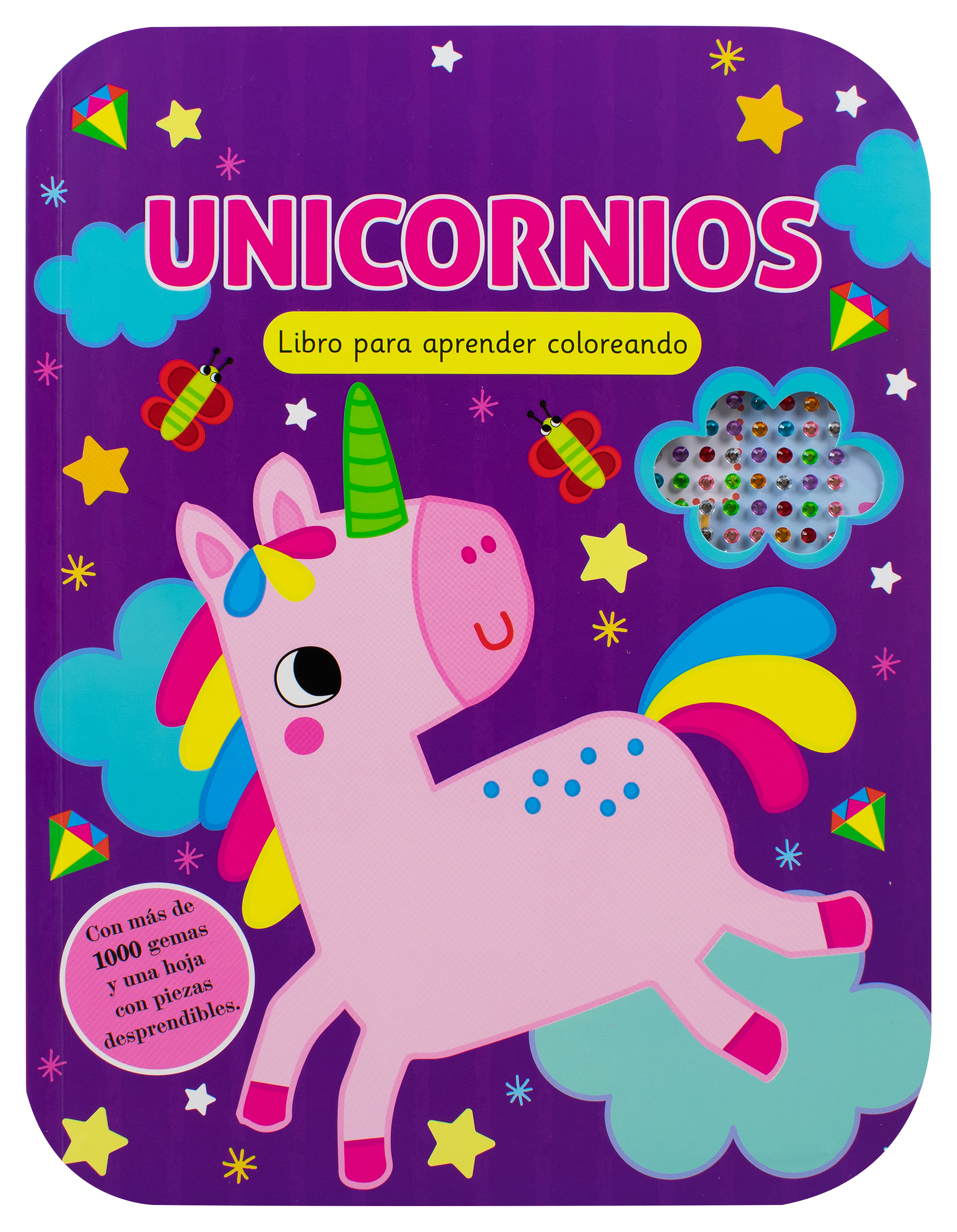 Libro de actividades para aprender coloreando: Unicornios