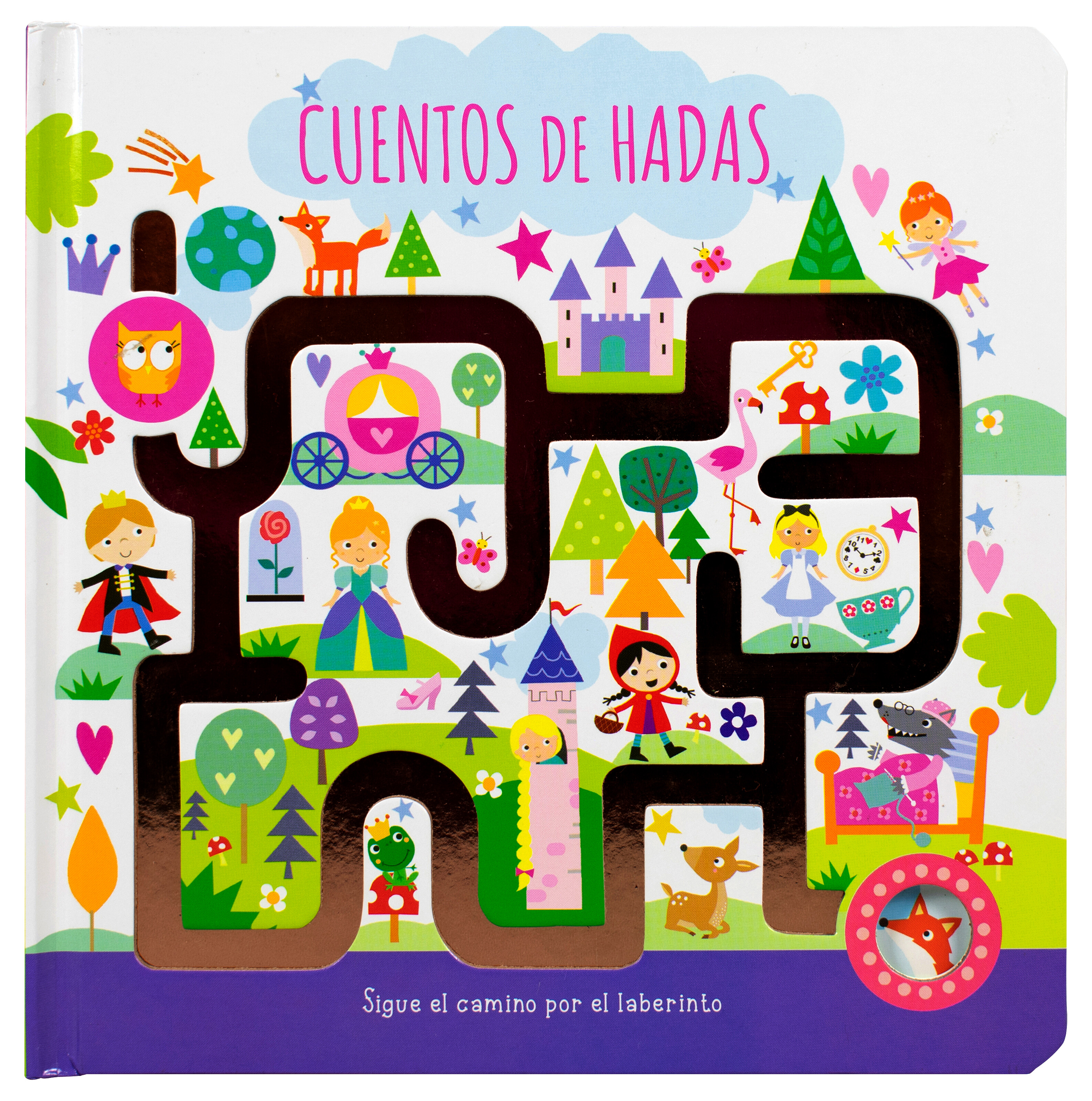 Libro infantil: Sigue el camino por el laberinto: Cueto de hadas