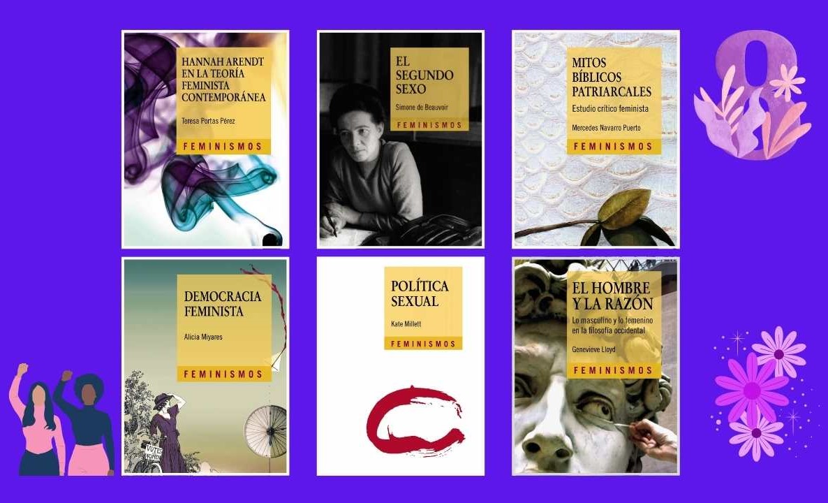 Grandes libros de feminismos, de editorial Cátedra