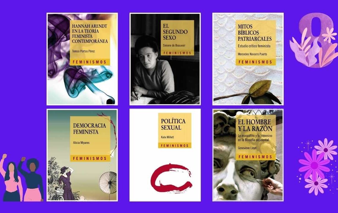 Grandes libros de feminismo, de editorial Cátedra. Imagen: especial