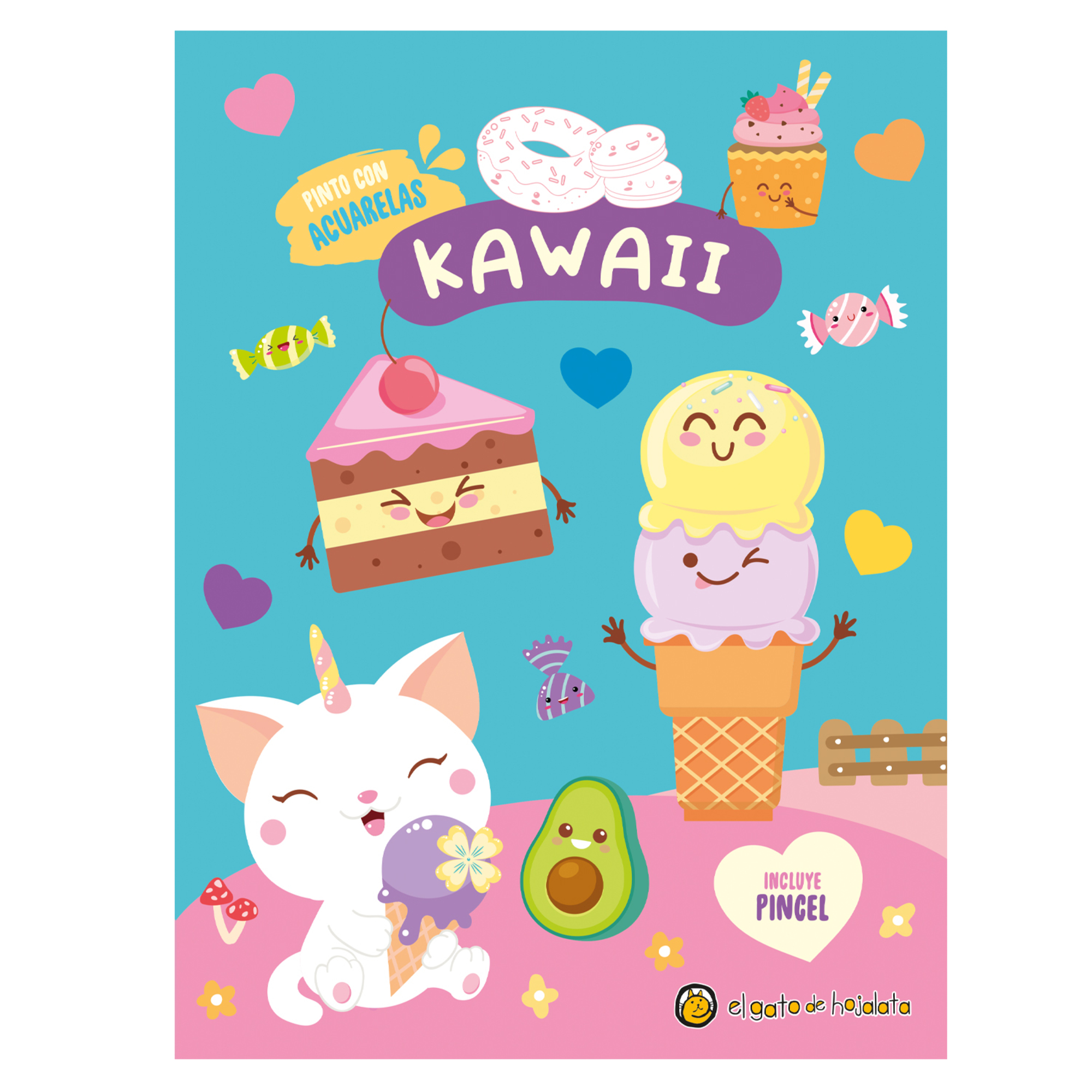 Pinto con acuarelas : Kawaii