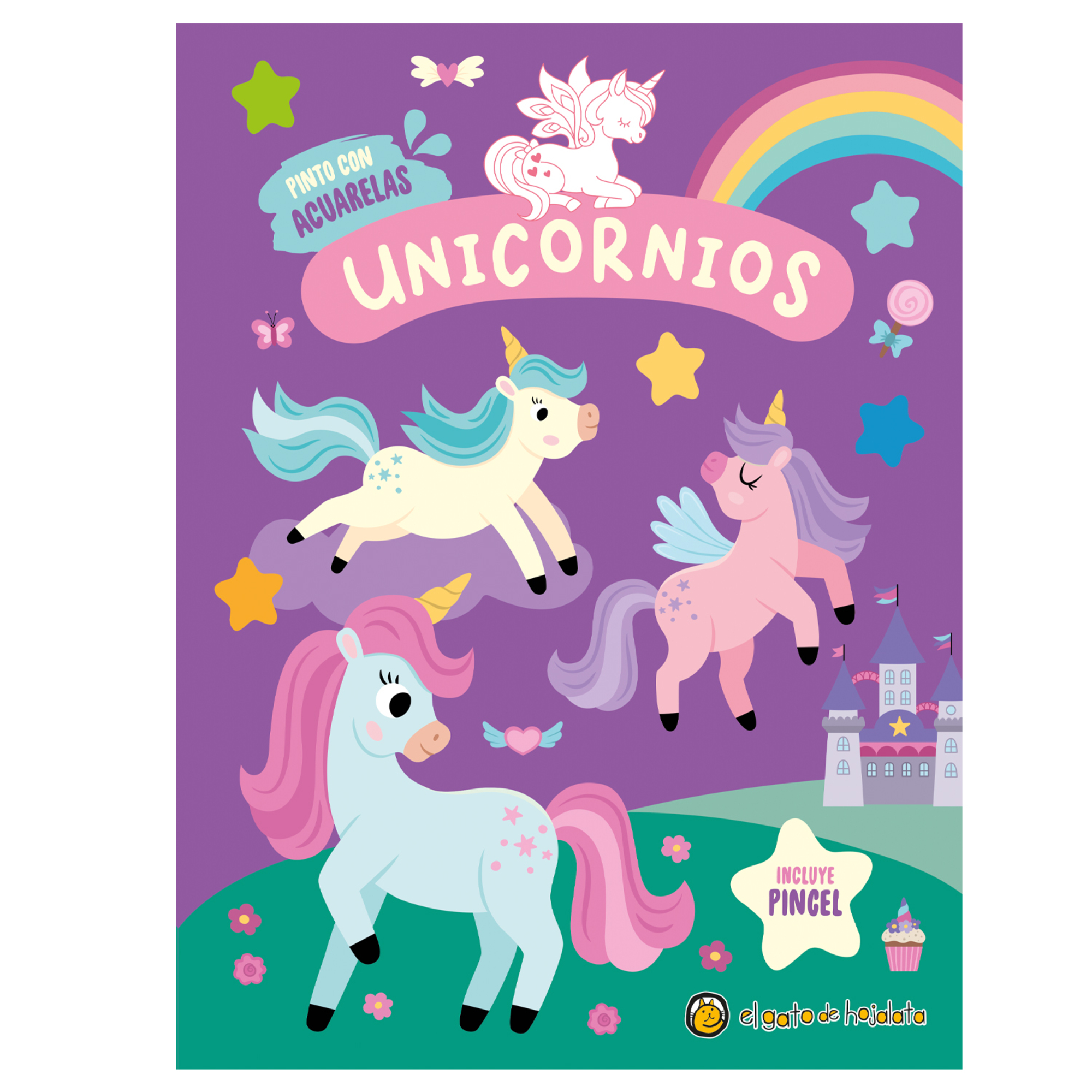 Pinto con acuarelas : Unicornios