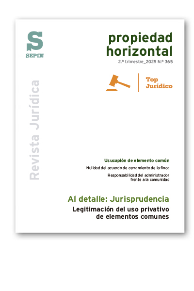 Legitimación del uso privativo de elementos comunes