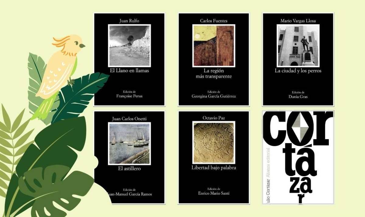 Grandes libros del Boom latinoamericano, por Hachette. Imagen: especial