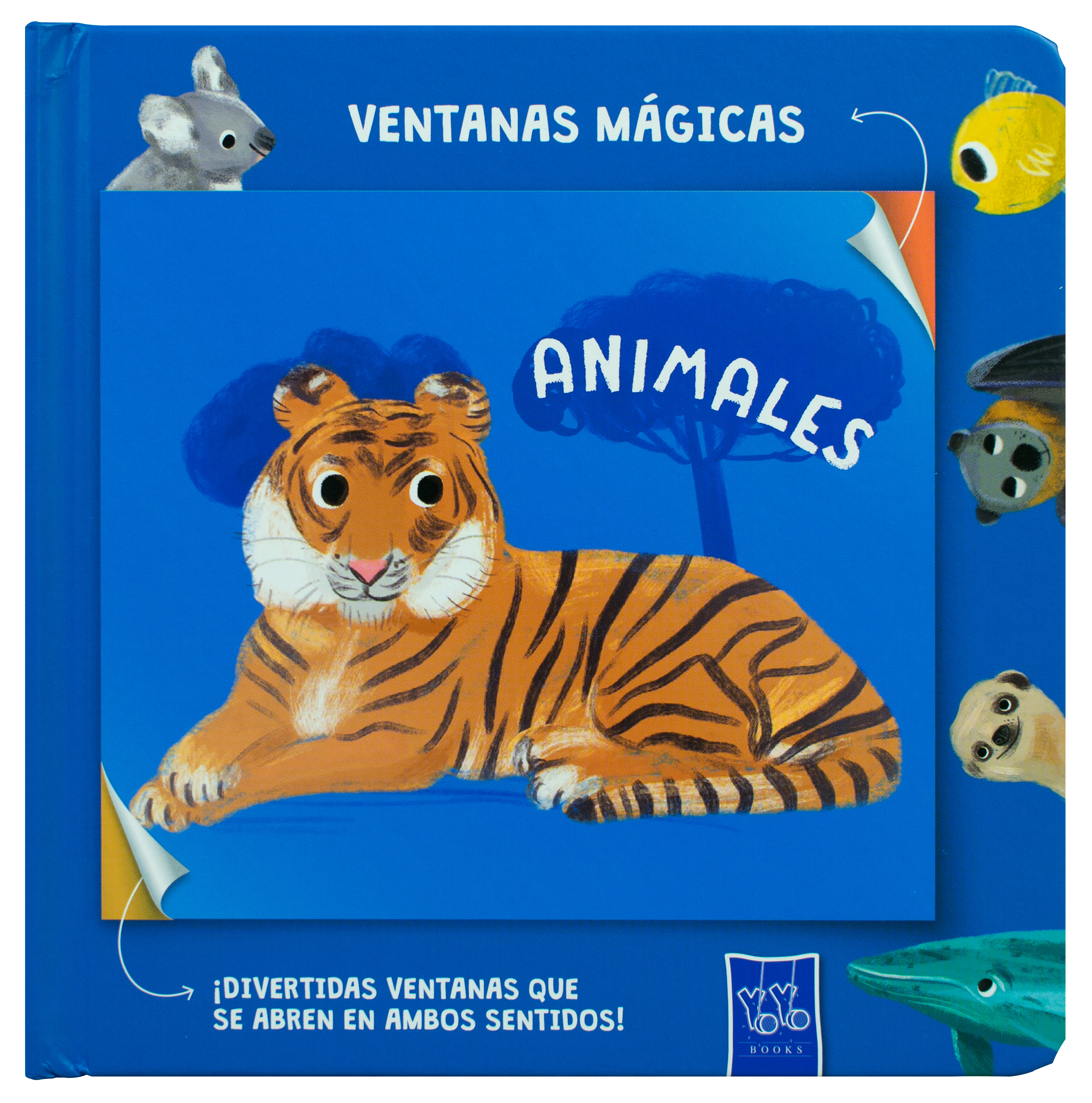 Libro infantil con ventanas: Ventanas mágicas: Animales
