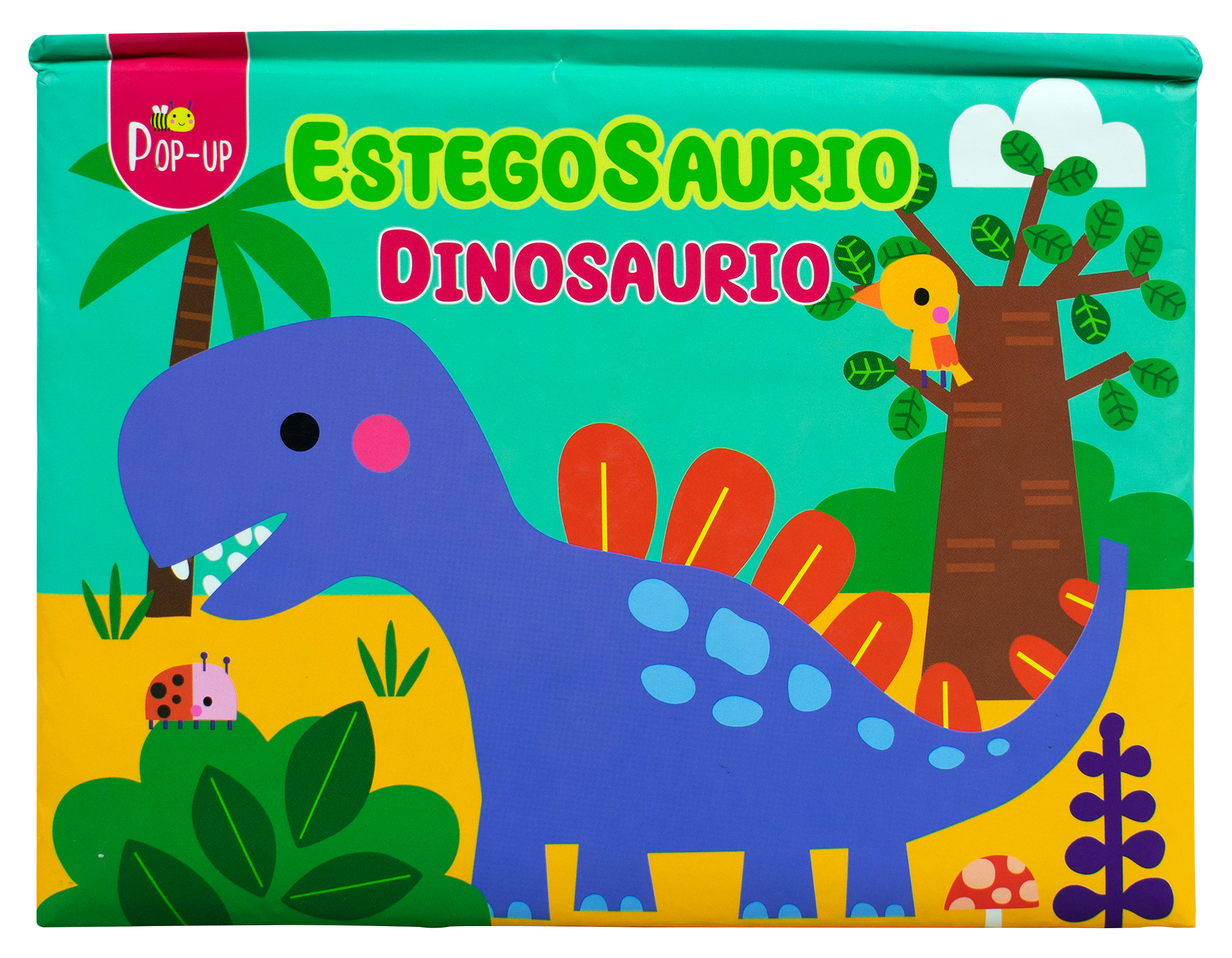 Libro infantil con pop-ups: Dinosaurios: Estegosaurio