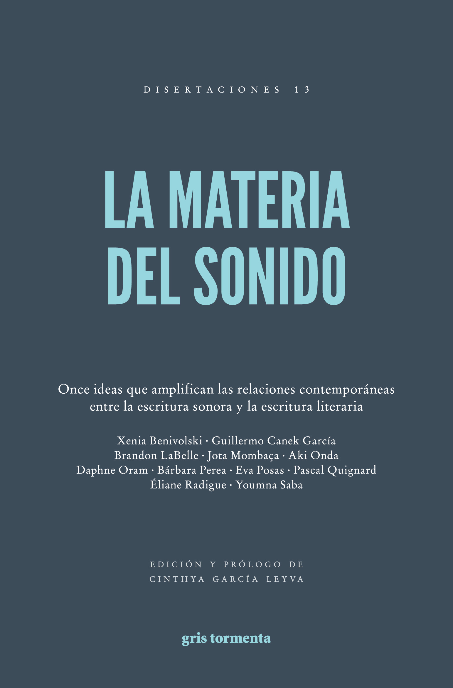 La materia del sonido