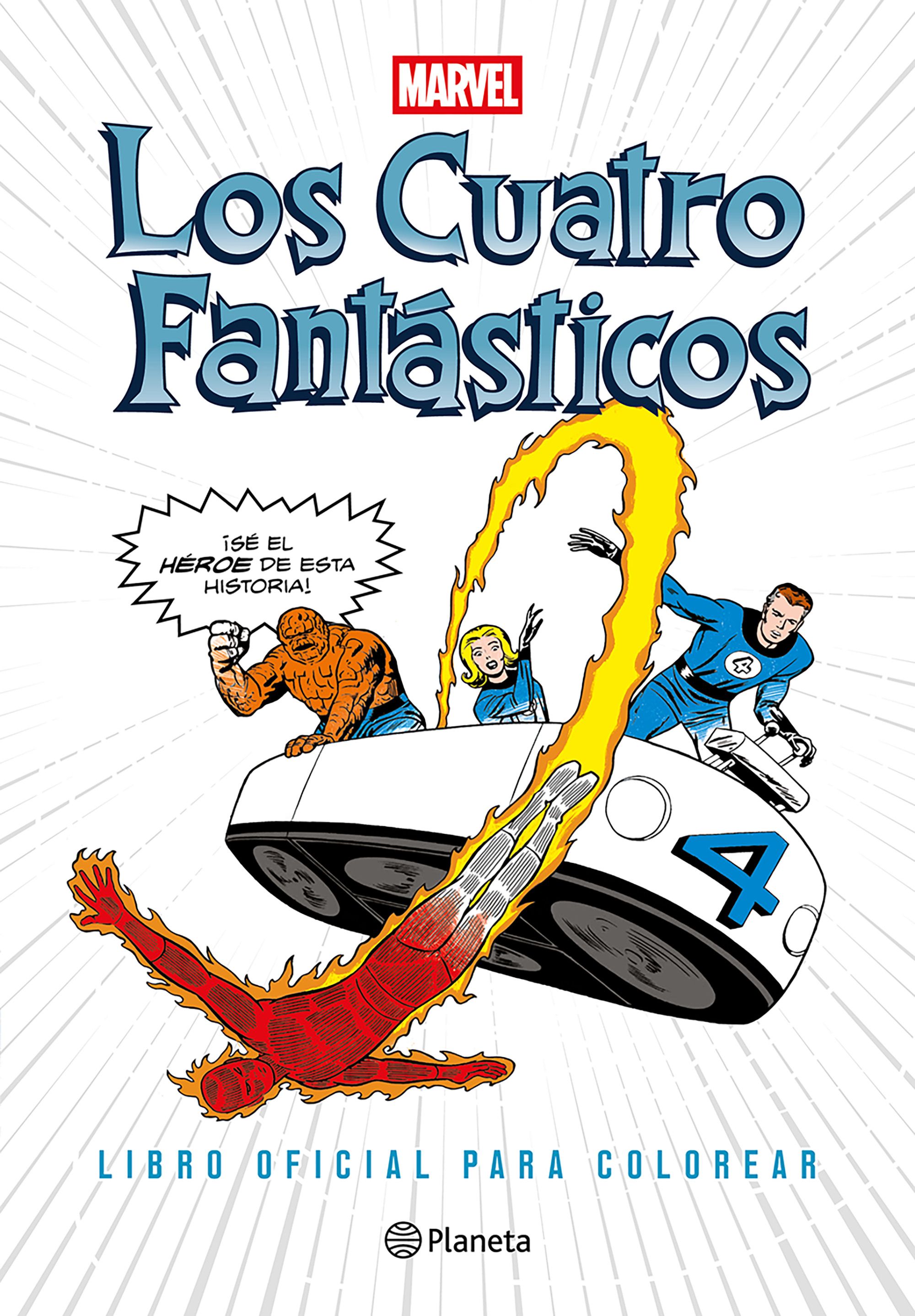 Los Cuatro Fantásticos. Libro oficial para colorear Marvel