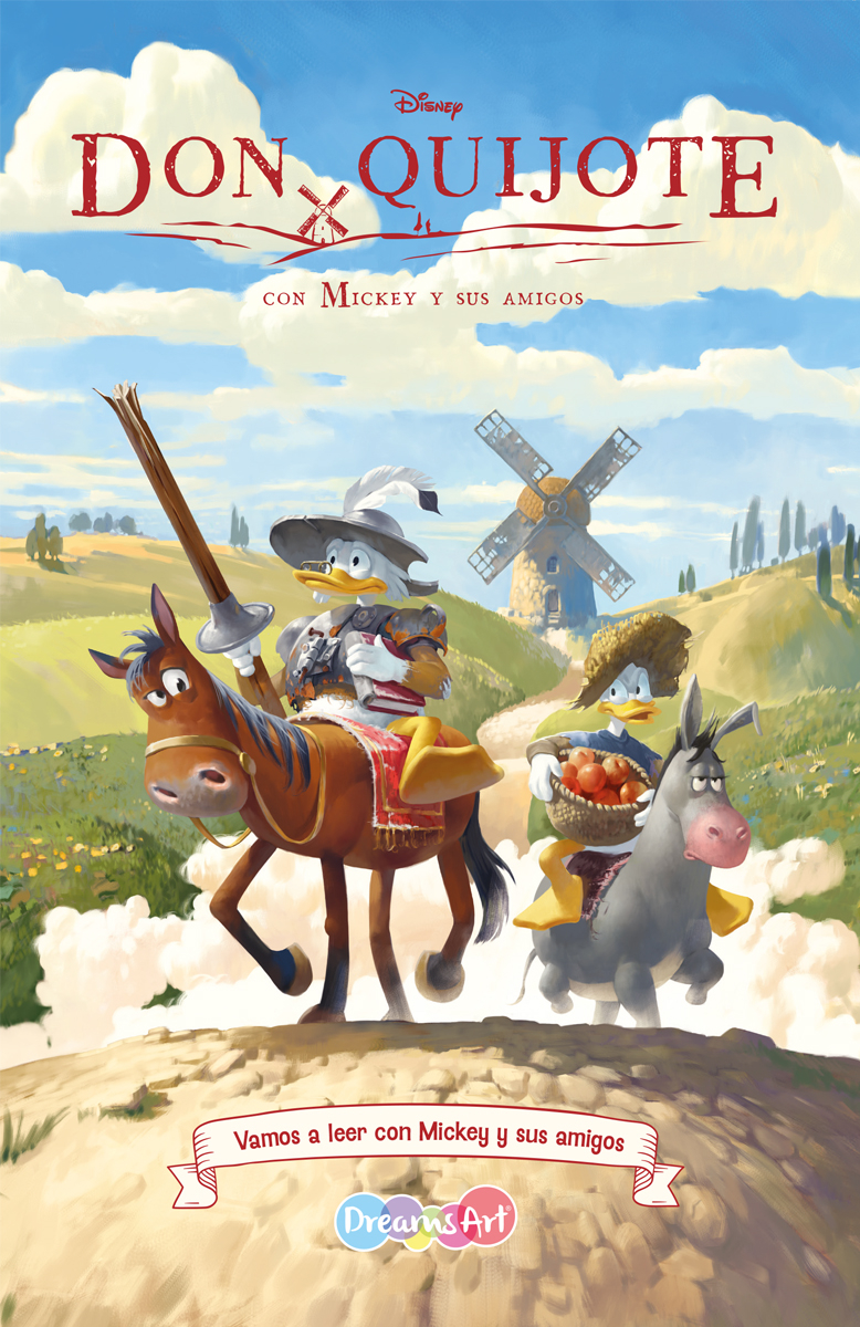 Don Quijote con Mickey y sus amigos