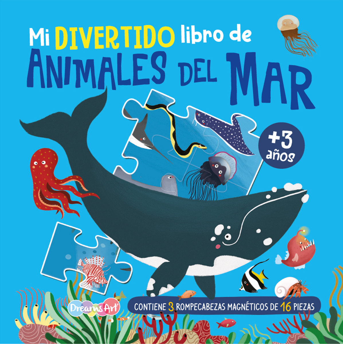 Mi divertido libro de: Animales del mar
