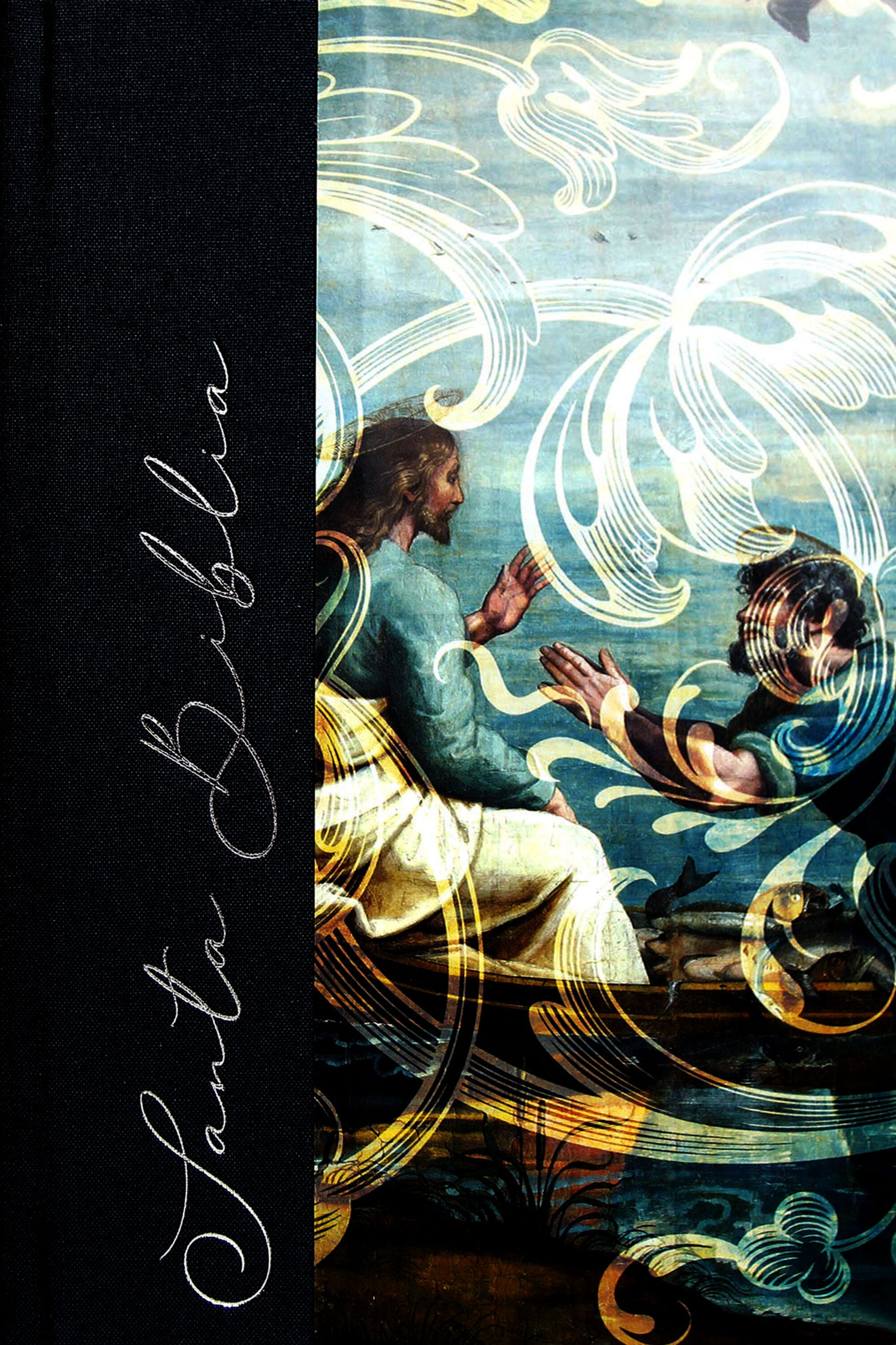 Biblia RV60 Nombres de Dios Pescadores de Hombres con tela Tapa Dura