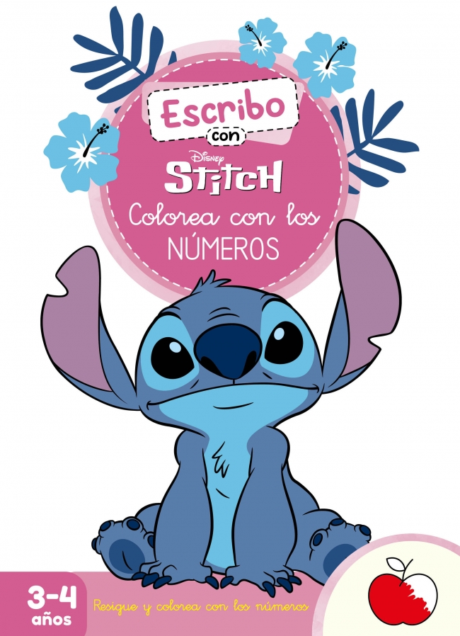 Escribo con Stitch. Colorea con los números (Disney. Primeros aprendizajes)