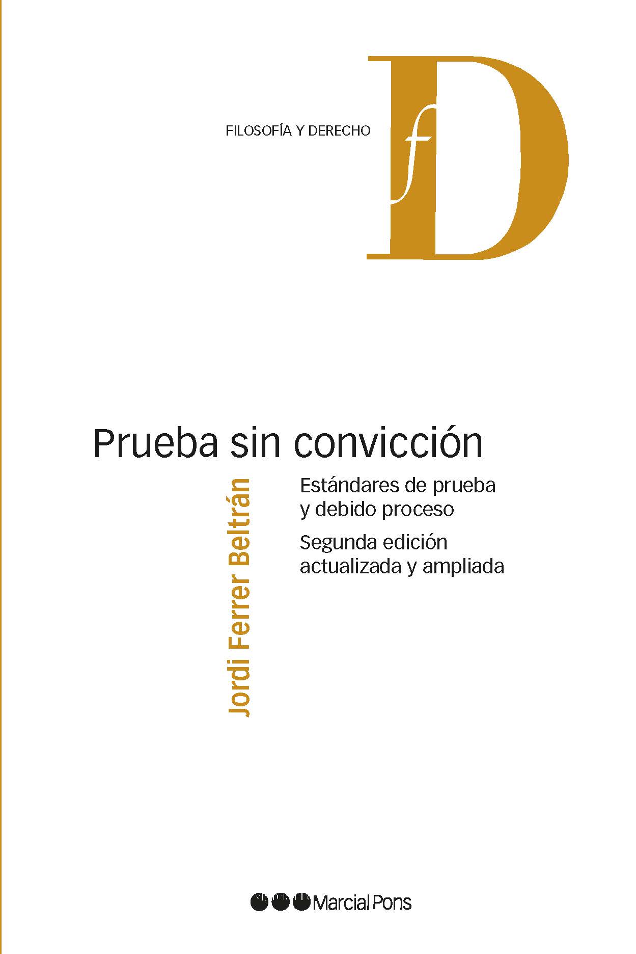 Prueba sin convicción 2.ª ed.