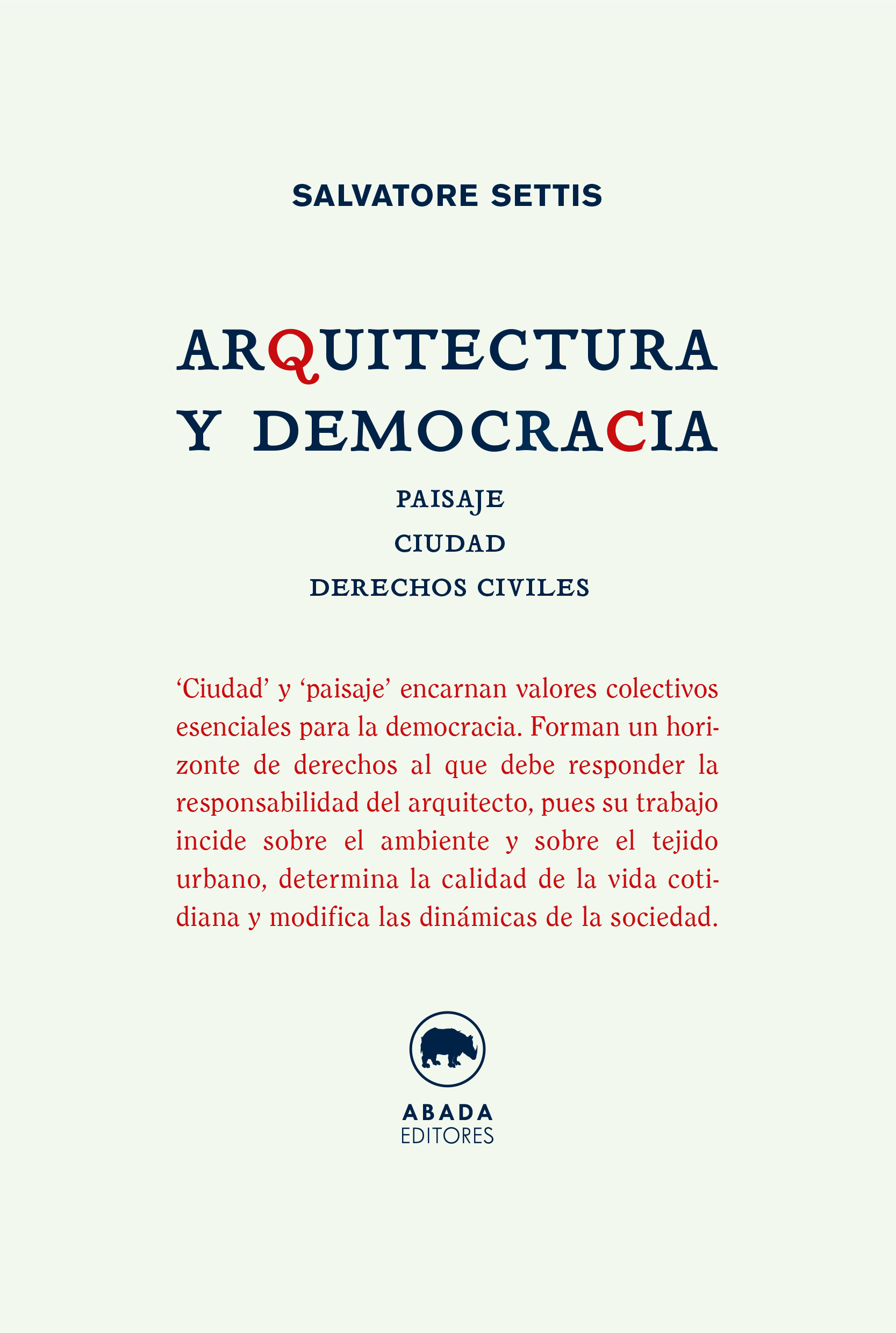 Arquitectura y democracia