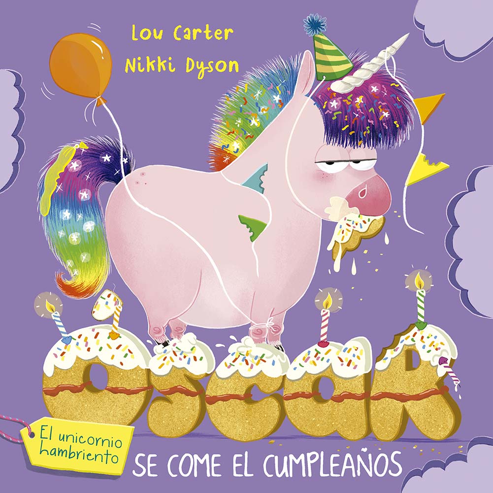 Óscar el unicornio hambriento se come el cumpleaños