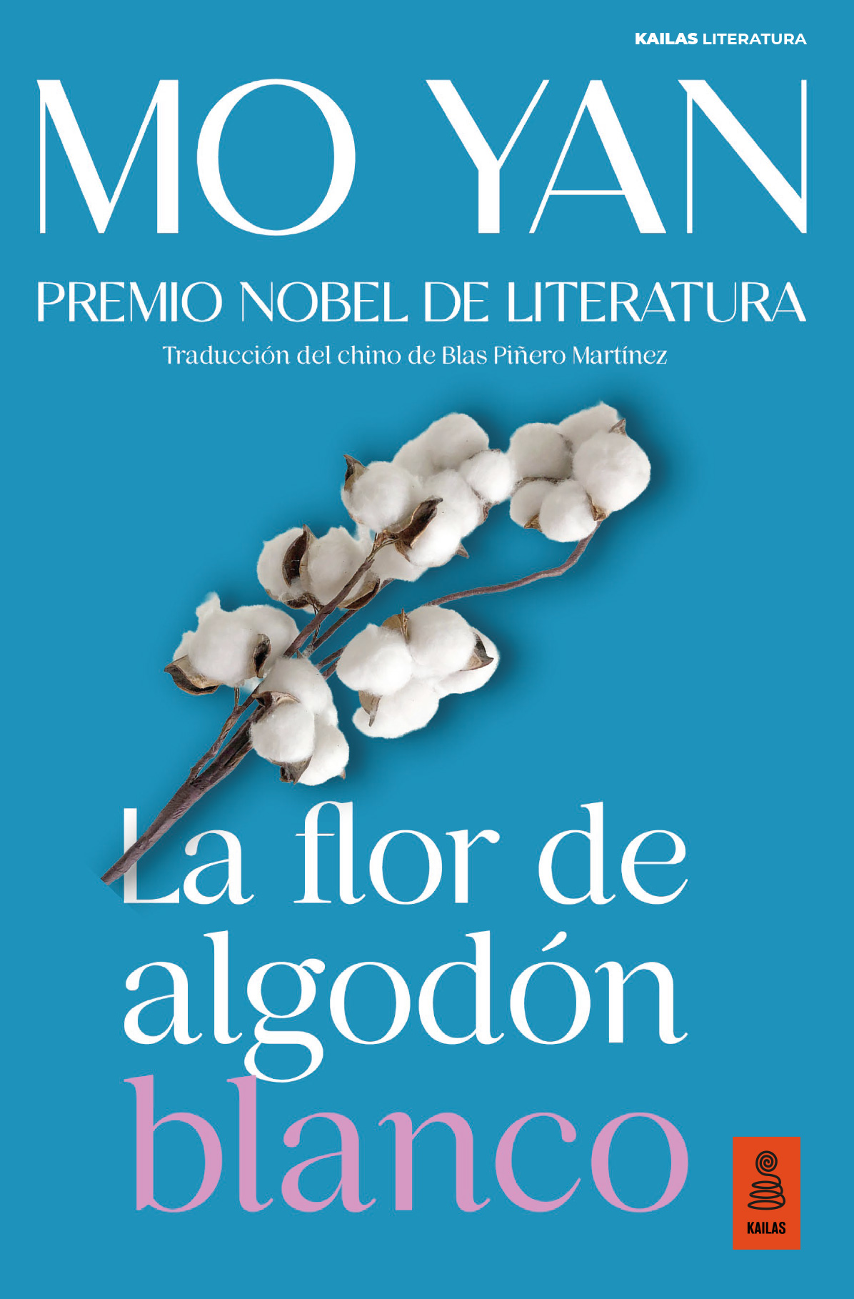 La flro de algodón blanco