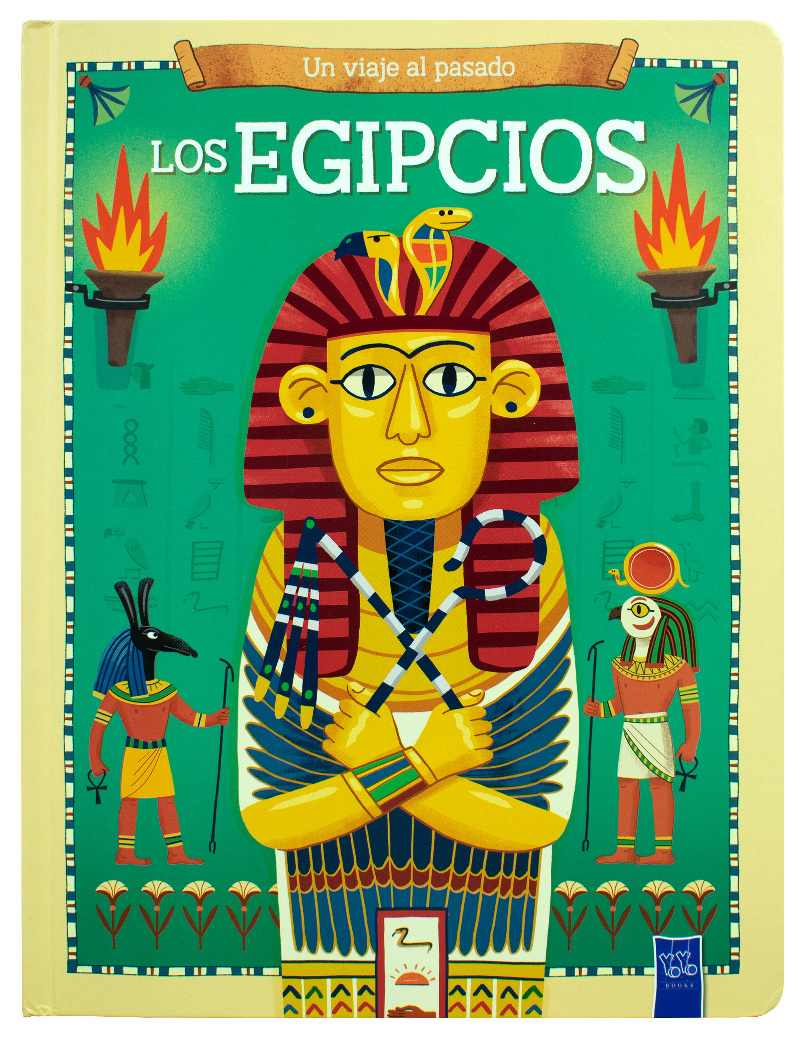 Libro infantil con ventanas: Un viaje al pasado: Los egipcios