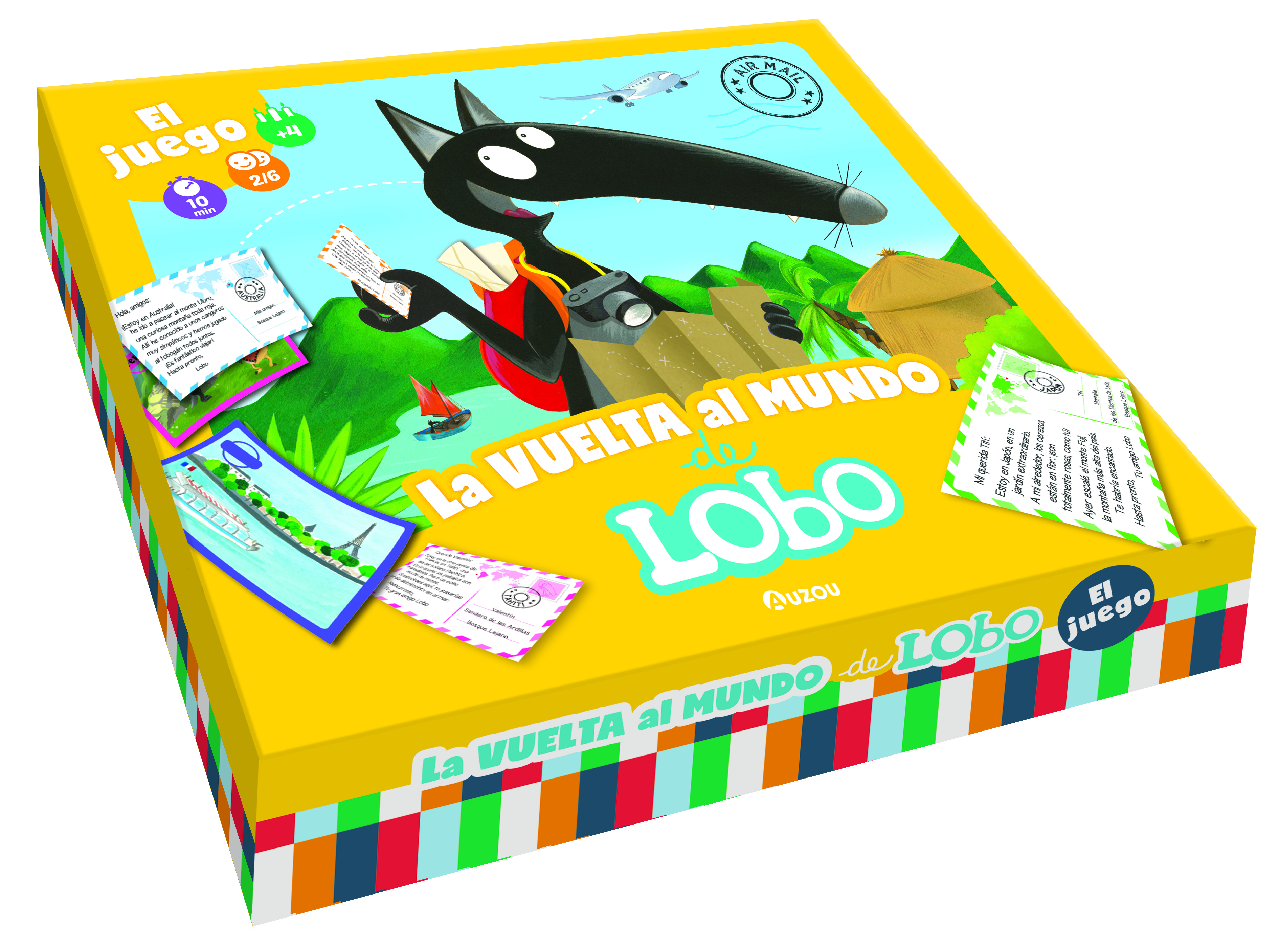 La vuelta al mundo de Lobo. Juego de mesa