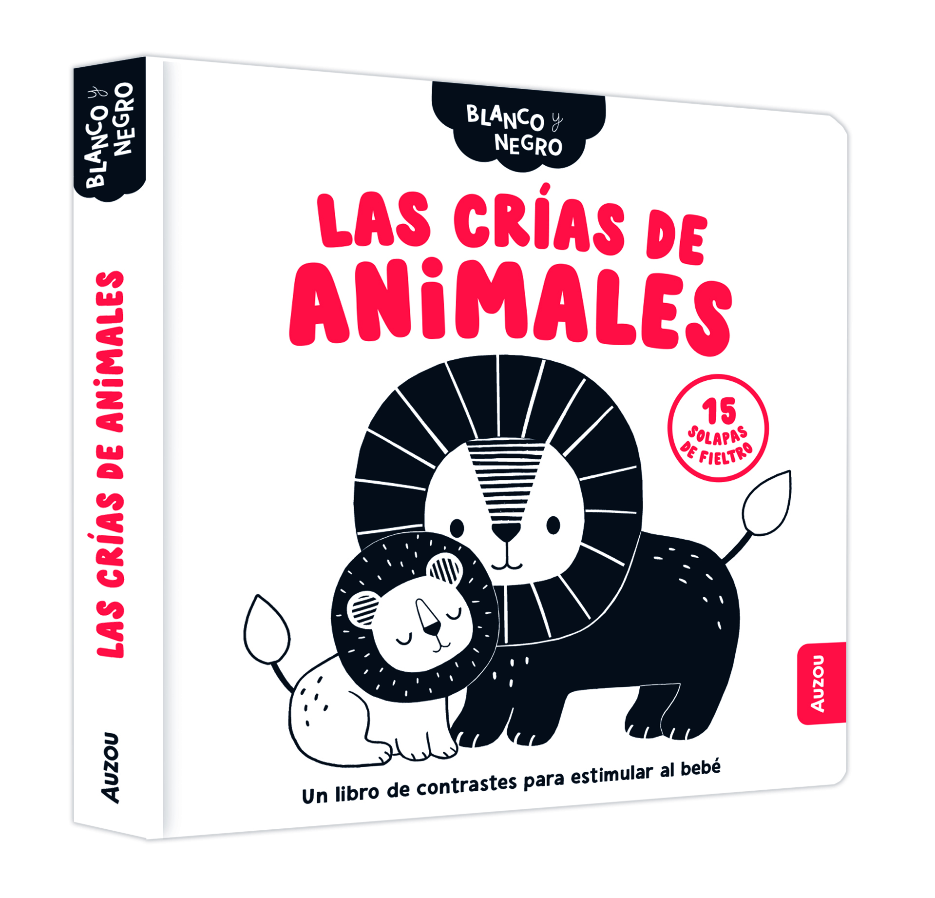 Blanco y negro. Las crías de animales