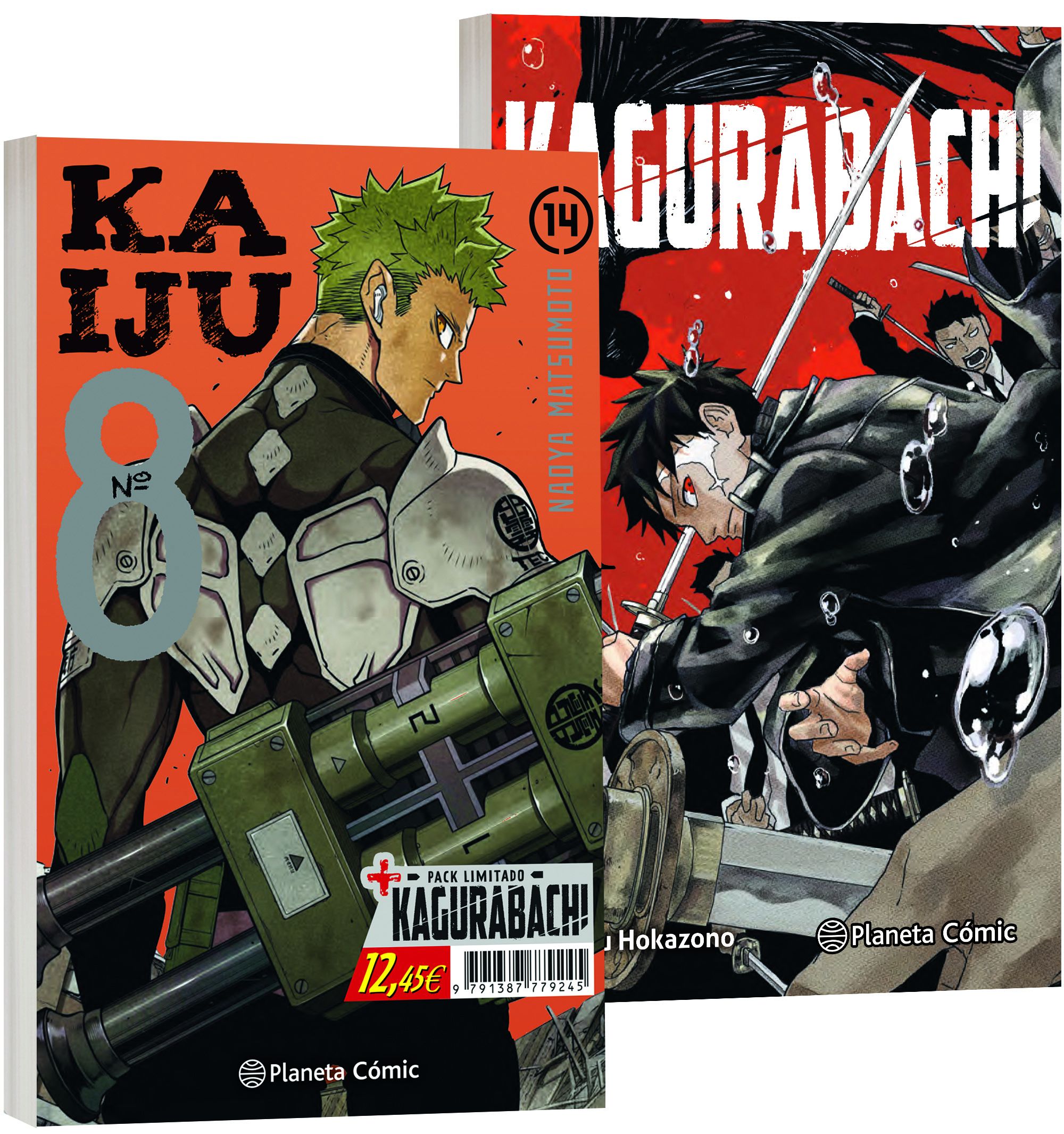 Kaijuu8 nº 14 + Kagurabachi nº 01 (Pack especial)