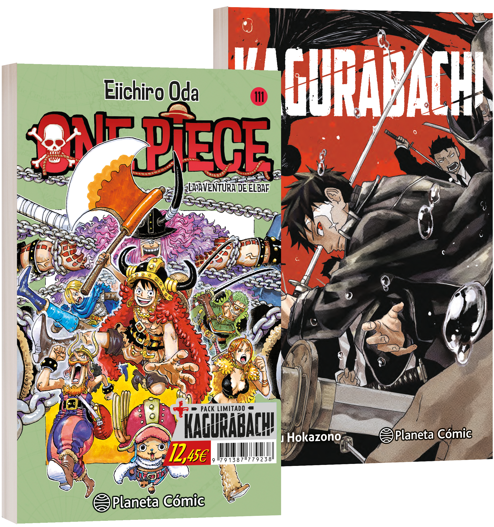 One Piece nº 111 + Kagurabachi nº 01 (Pack especial)