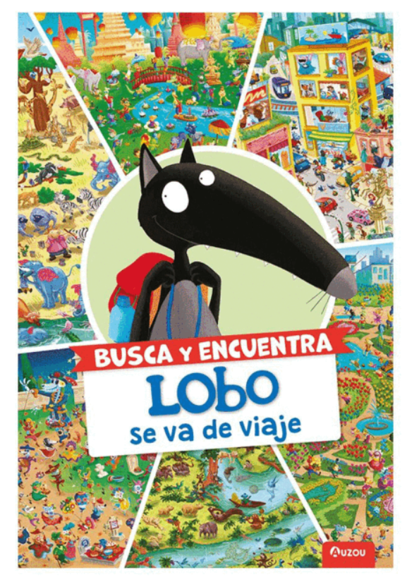 Busca y encuentra. Lobo se va de viaje
