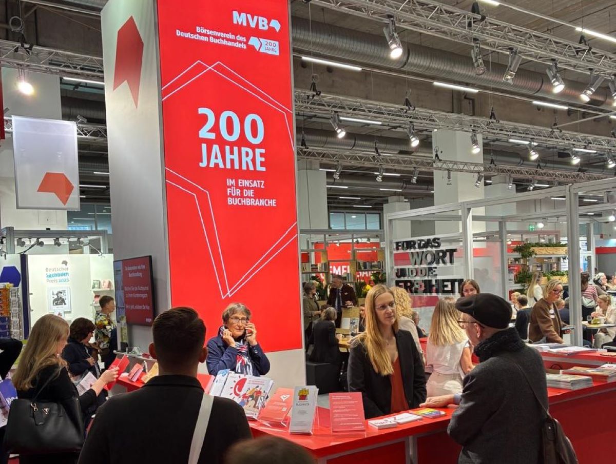 La presencia de MVB en la Feria del Libro de Frankfurt es indispensable. Foto: Verónica Maza