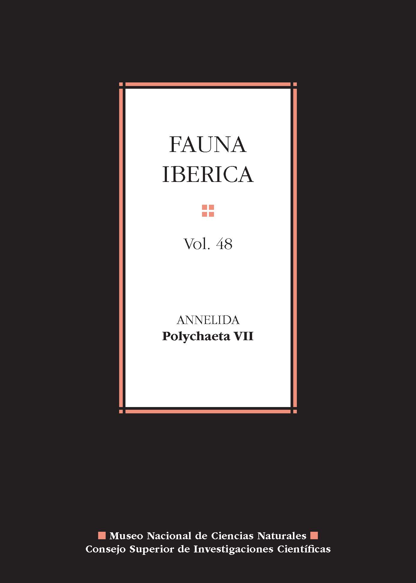 Fauna ibérica. Vol. 48, Annelida : Polychaeta VII