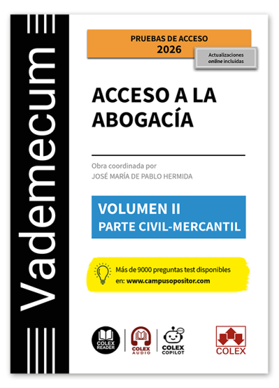 Vademecum Acceso a la abogacía. Volumen II. Parte específica civil-mercantil