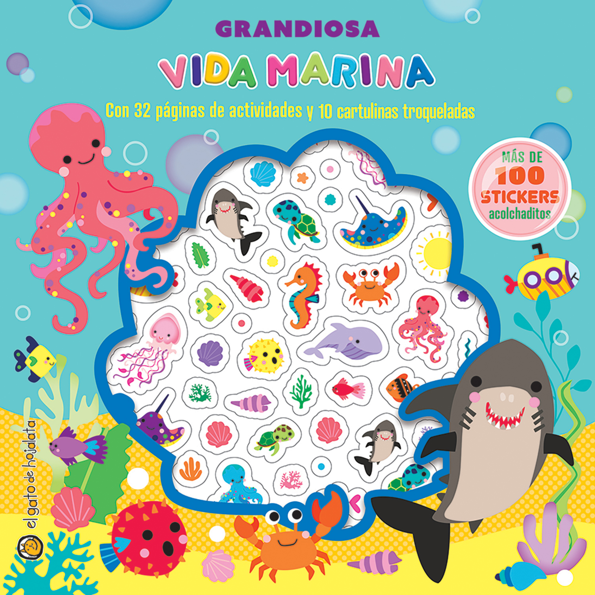 Super actividades alcolchaditas: Grandiosa vida marina