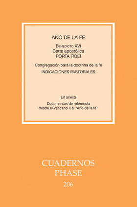 Año de la Fe. Carta apostólica 'Porta Fidei'