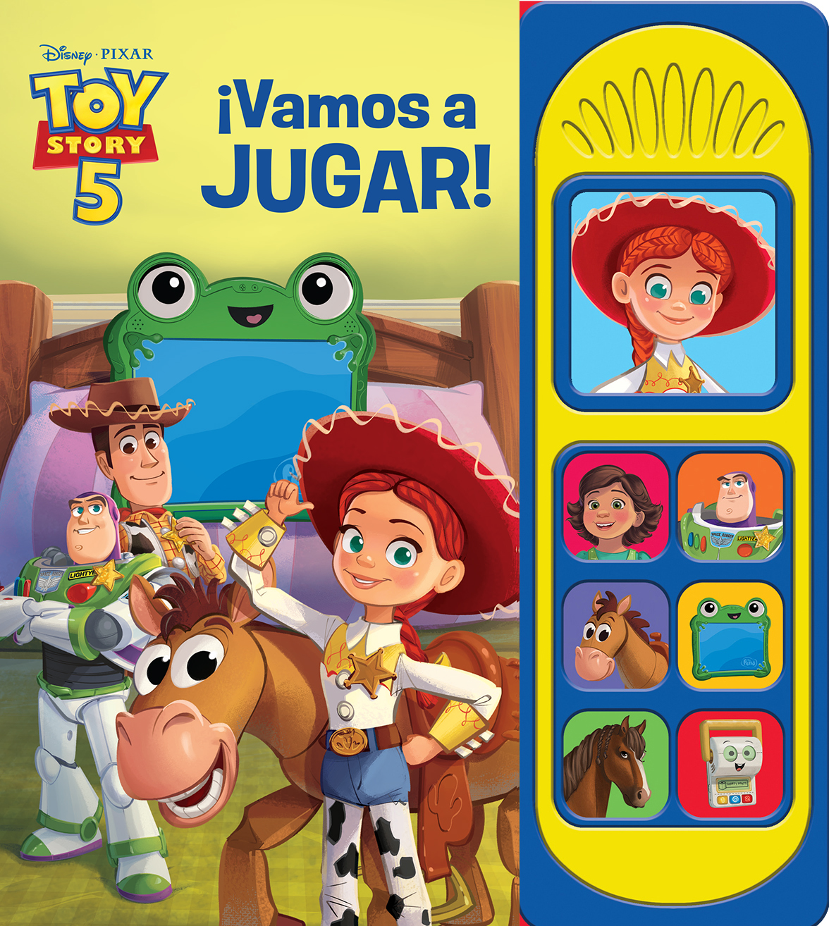 DISNEY PIXAR: TOY STORY 5 - VAMOS A JUGAR! -  LIBRO CON 7 BOTONES DE SONIDO - PI KIDS