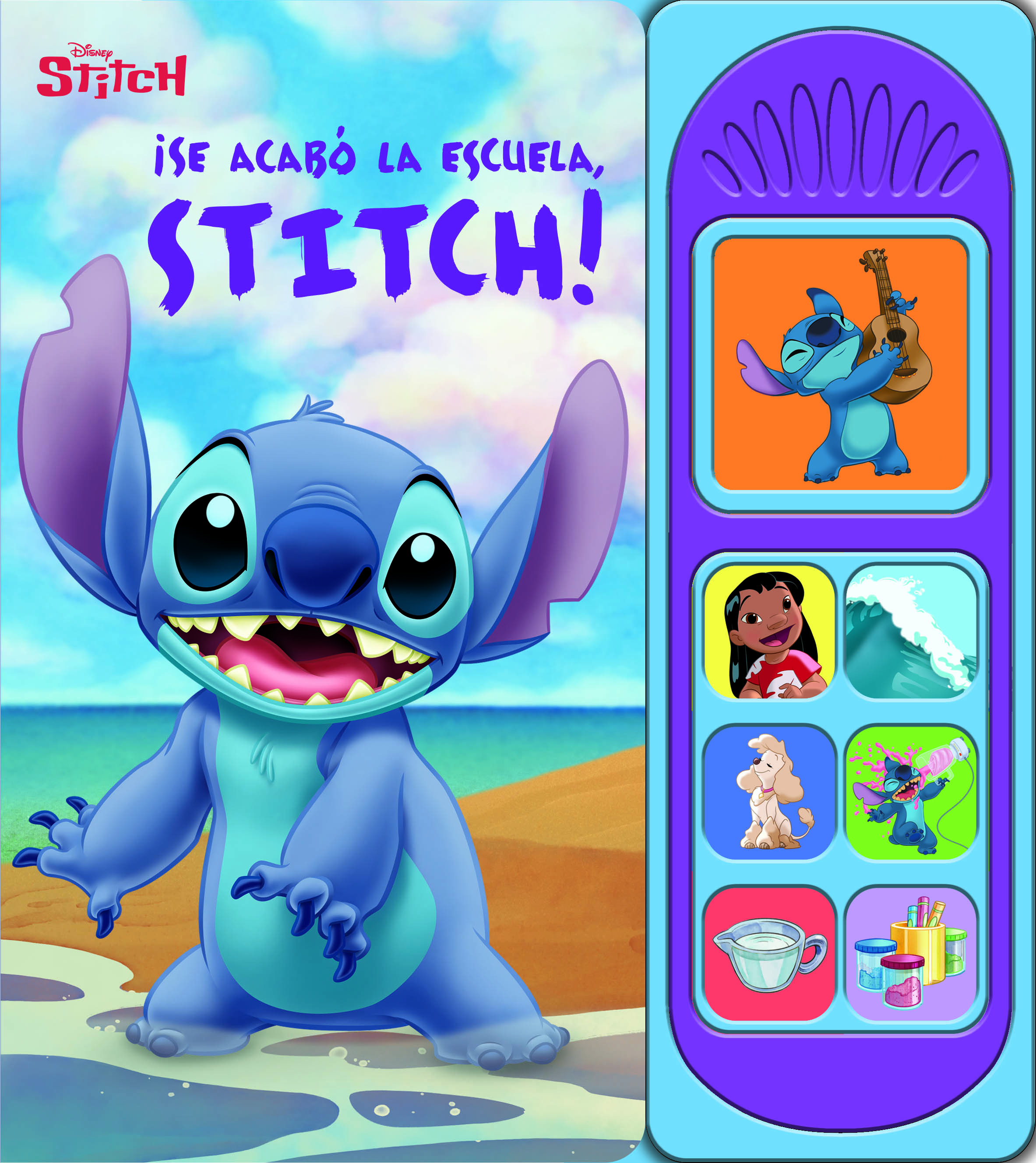 DISNEY STITCH  -LIBRO SONORO - LOS 7 SONIDOS LE DAN VIDA AL CUENTO - PI KIDS
