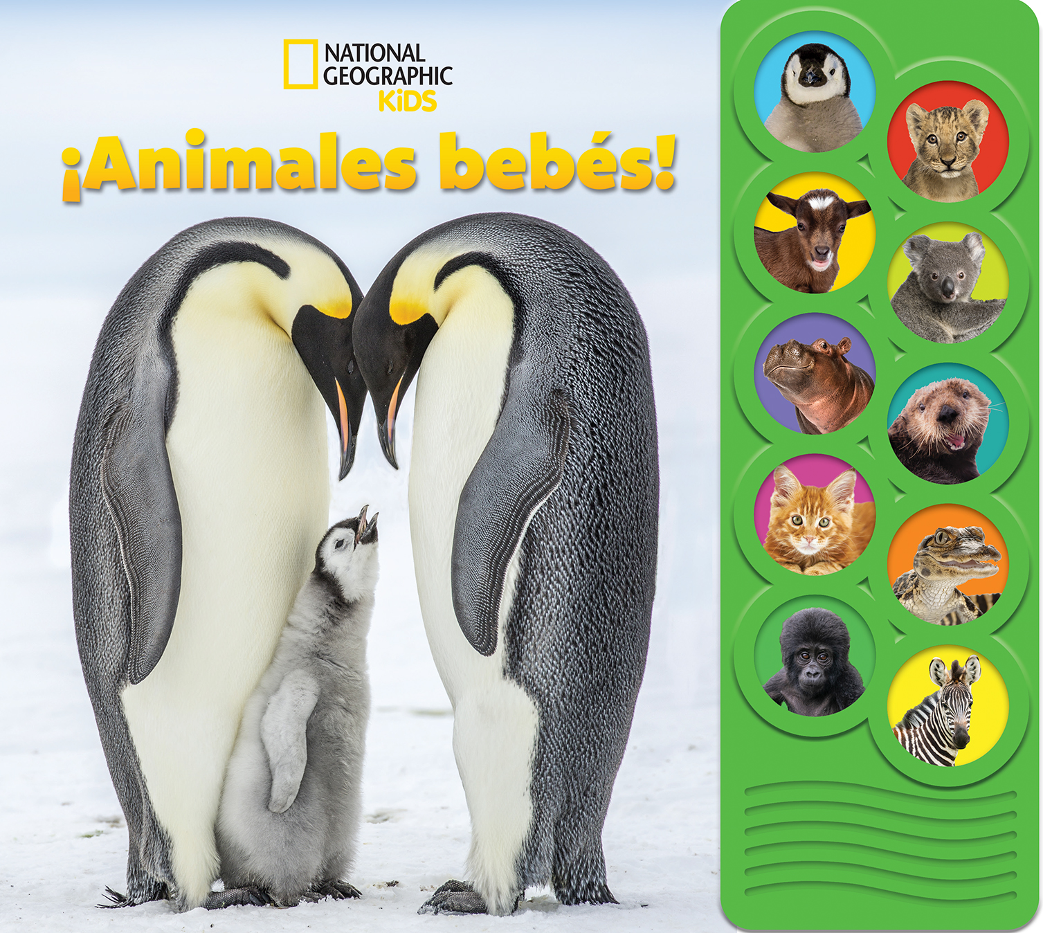 NATIONAL GEOGRAPHIC KIDS ¡ANIMALES BEBÉS! - LIBRO CON 10 BOTONES DE SONIDOS  - PI KIDS