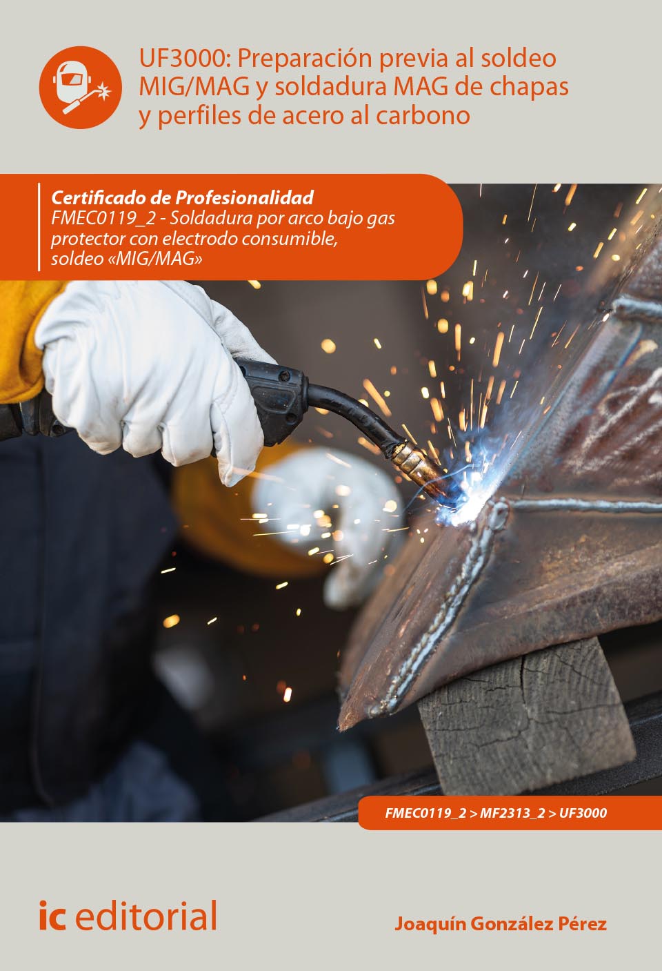Preparación previa al soldeo MIG/MAG y soldadura MAG de chapas y perfiles de acero al carbono. FMEC0119_2 - Soldadura por arco bajo gas protector con electrodo consumible, soldeo «MIG/MAG»
