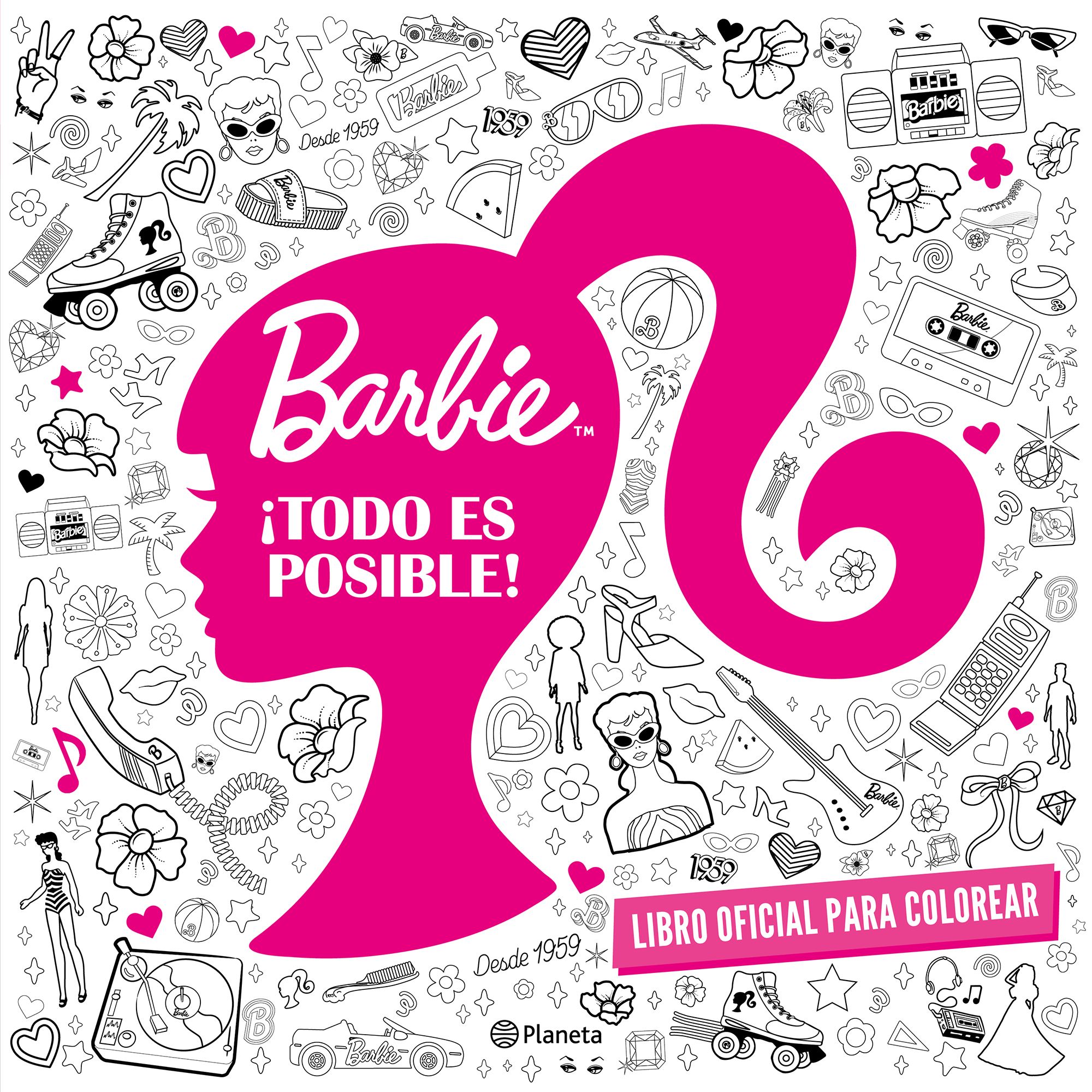 Barbie. ¡Todo es posible! Libro oficial para colorear