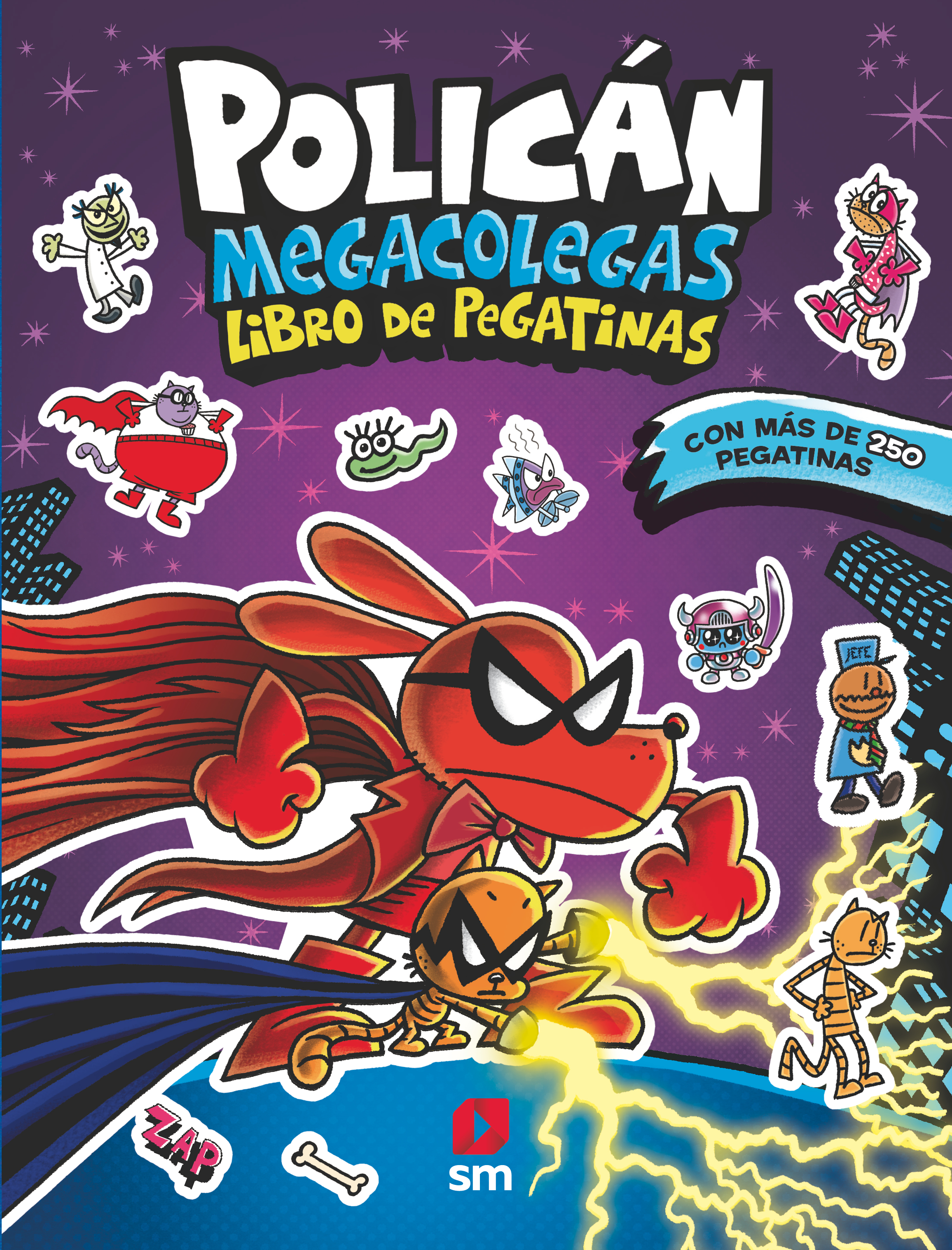 Policán Megacolegas: Libro de pegatinas