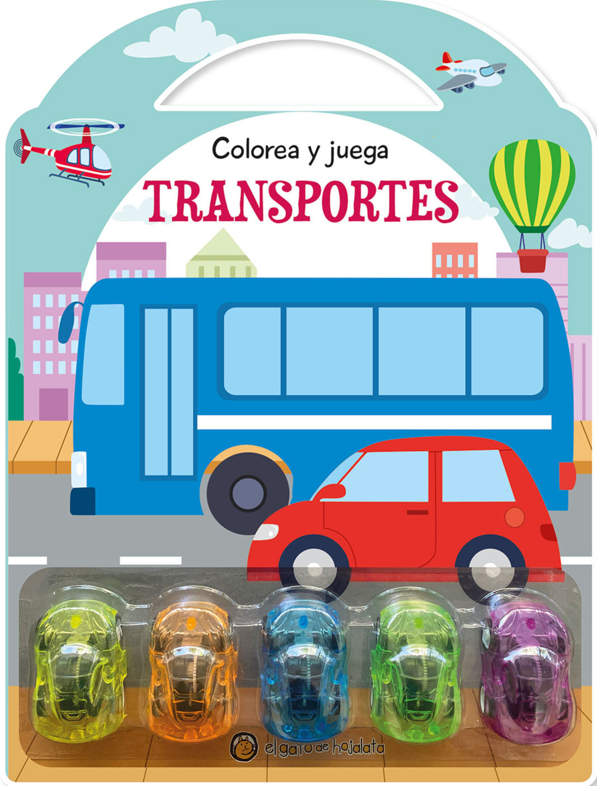 Colorea y Juega: Transportes