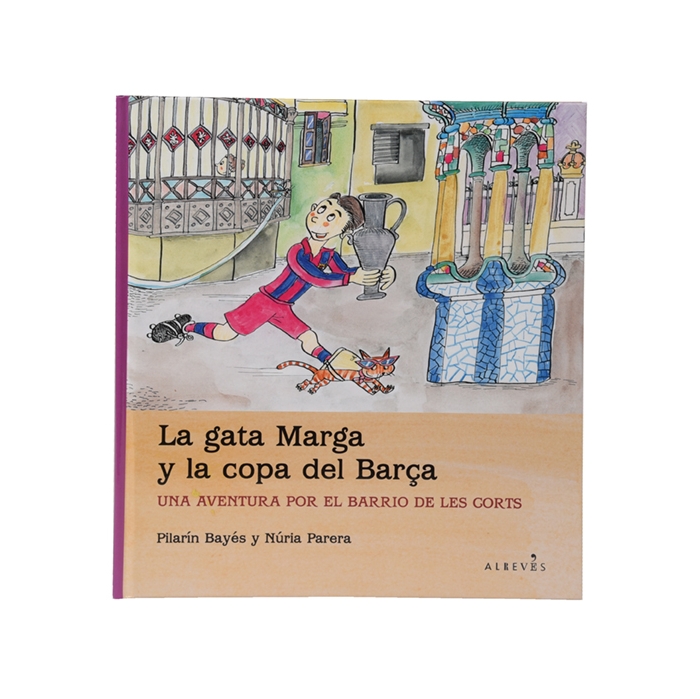 La gata Marga y la copa del Barça