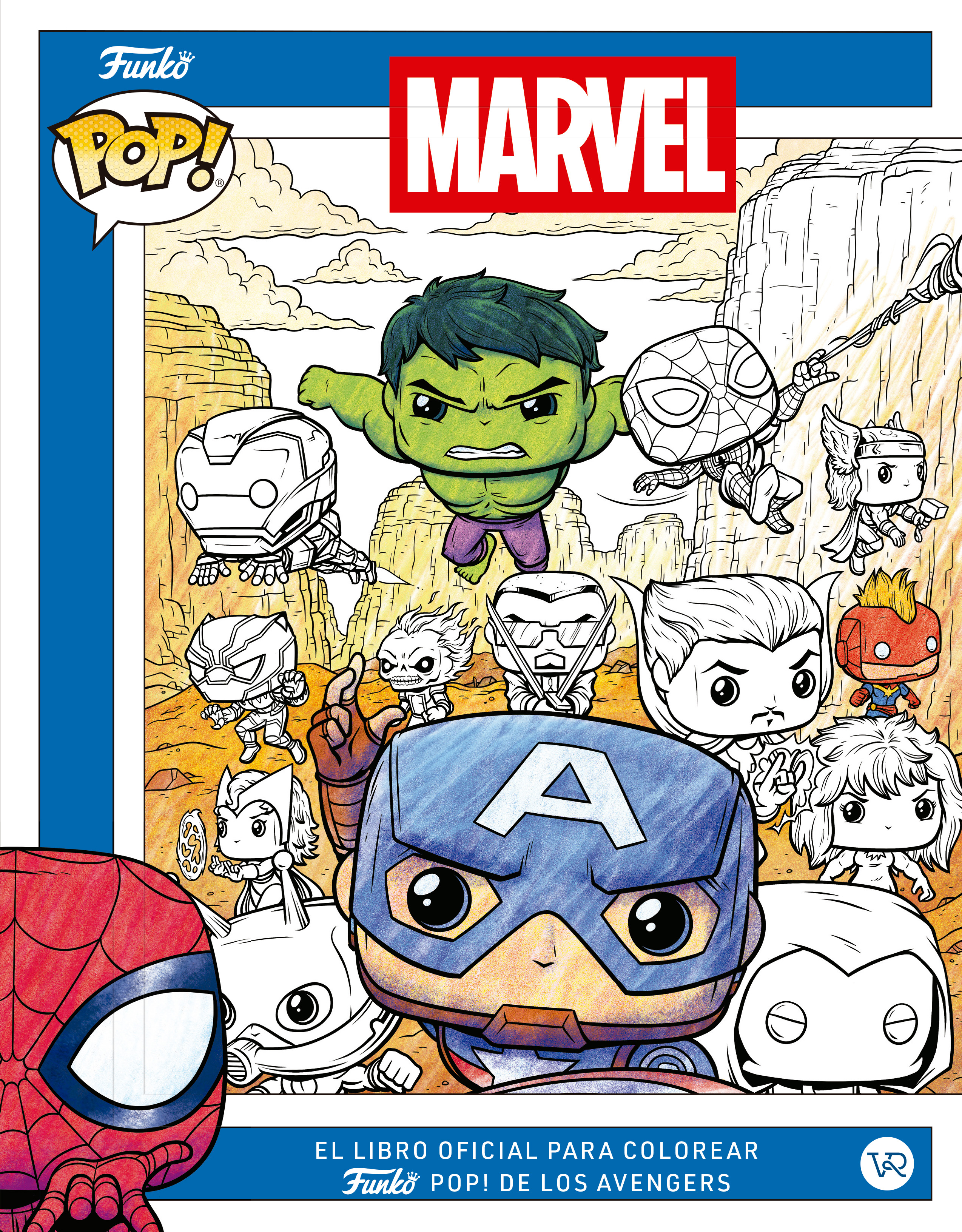 El libro oficial para colorear Funko Pop! de los Avengers