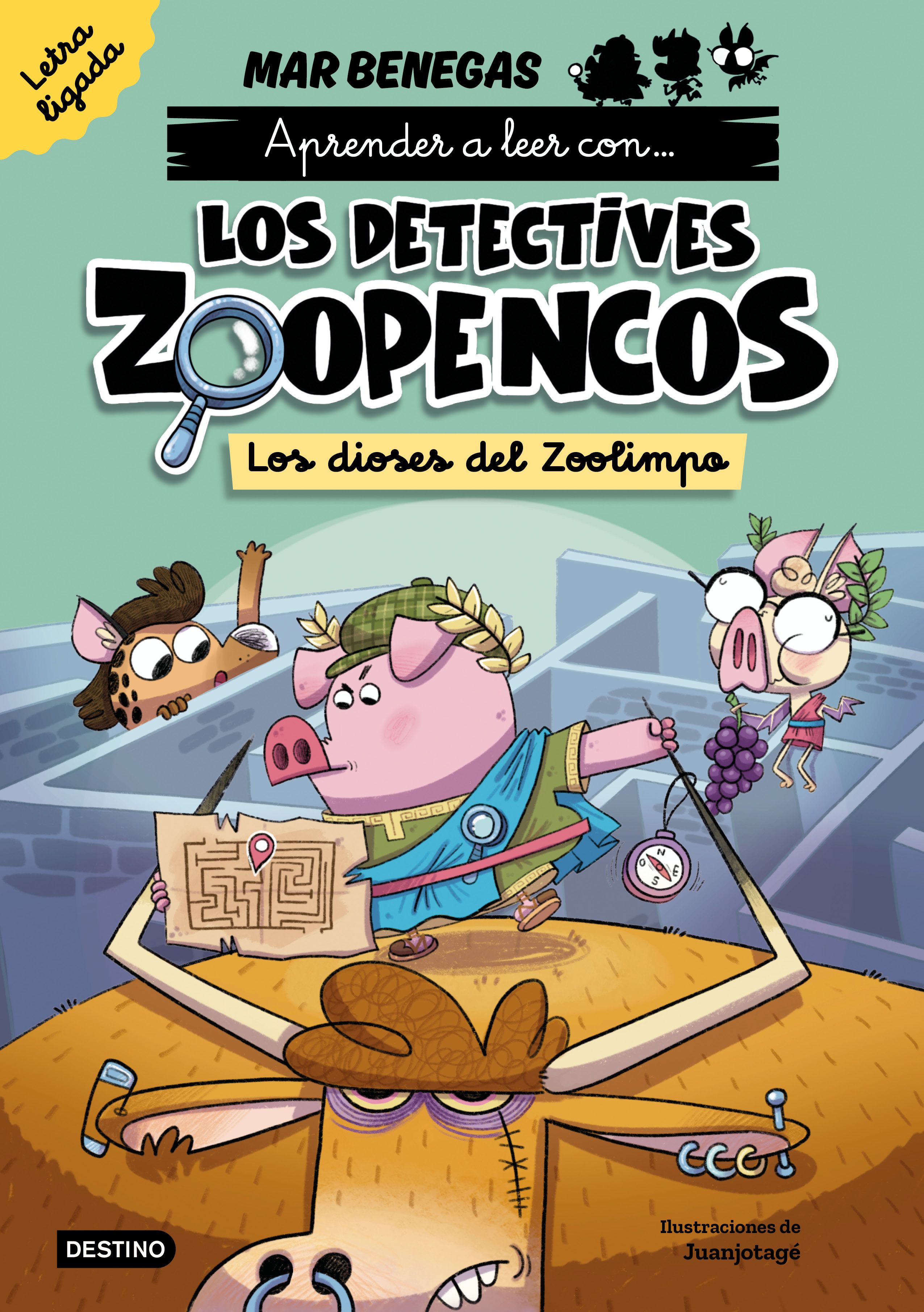 Aprender a leer con... Los Detectives Zoopencos Letra ligada 2. Los dioses del Z
